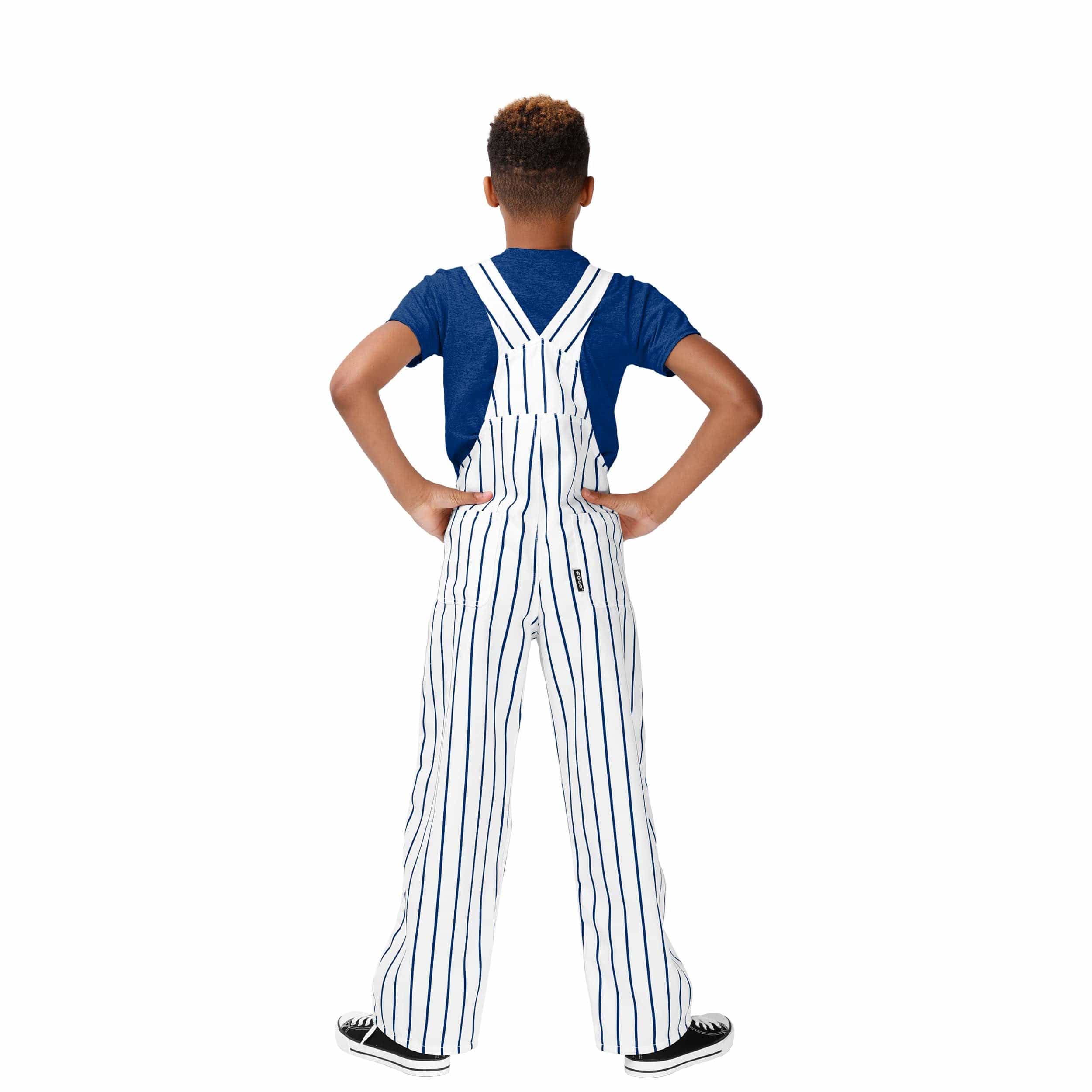 Chicago Cubs MLB Youth Pinstripe Bib Overalls - Image 2