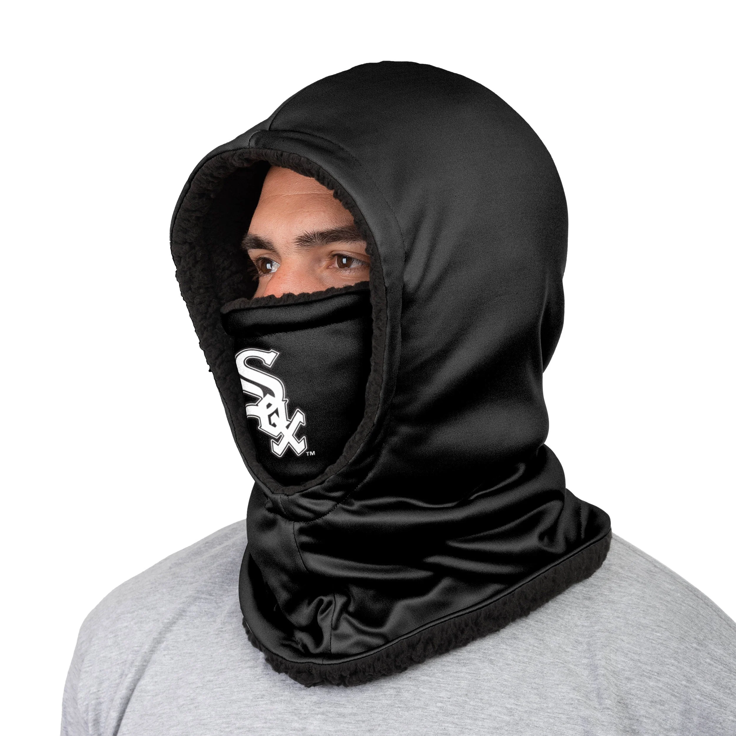 Chicago White Sox MLB Black Hooded Gaiter - Image 2