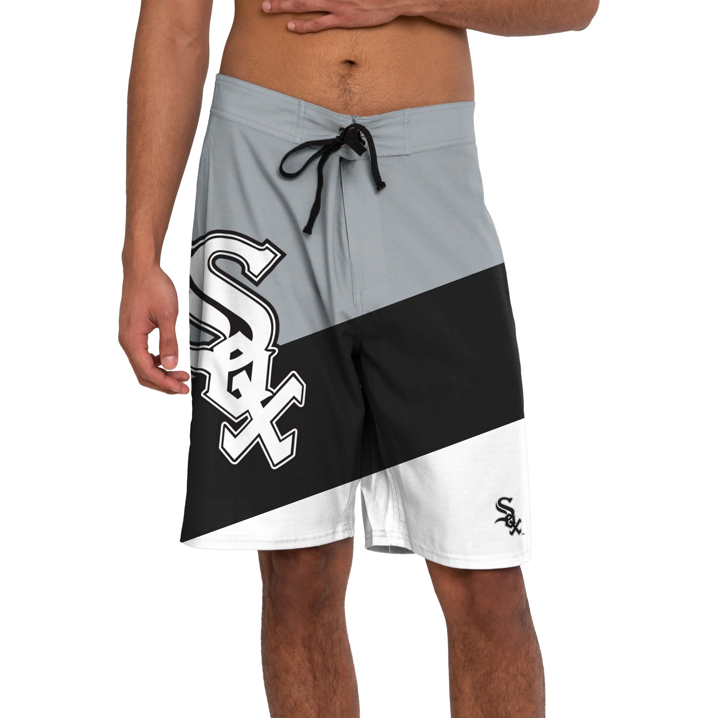 Chicago White Sox MLB Mens Color Dive Boardshorts - Image 2