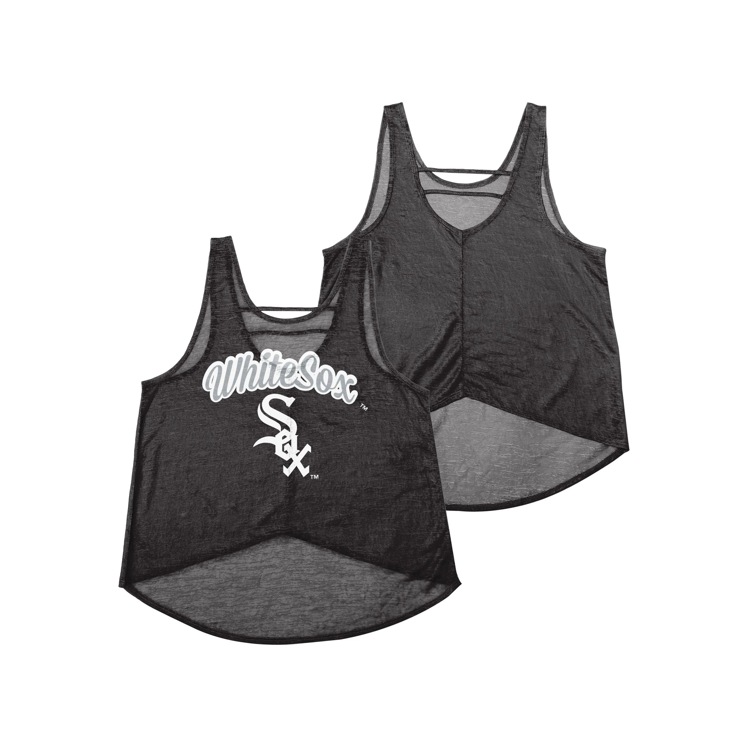 Chicago White Sox MLB Womens Burn Out Sleeveless Top