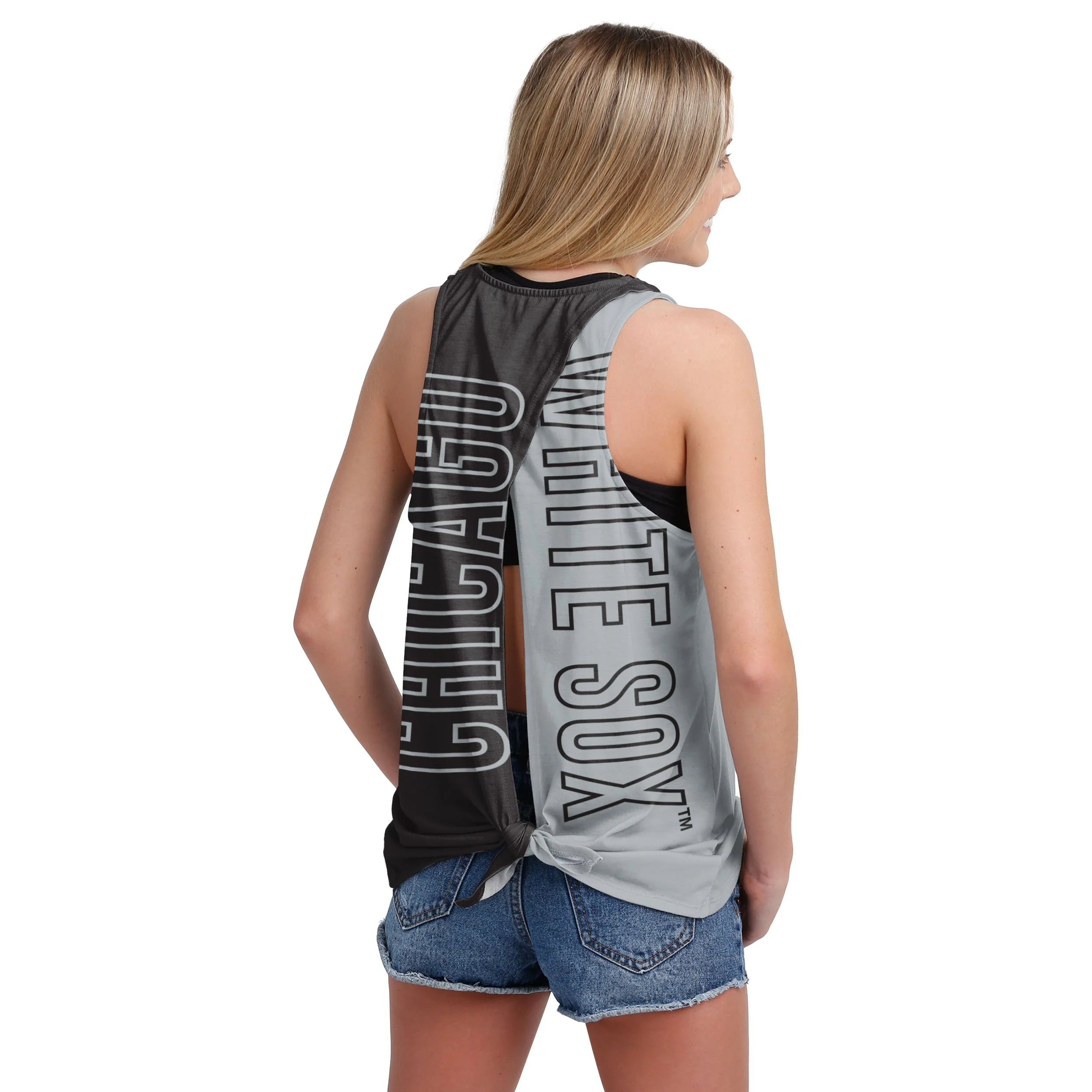 Chicago White Sox MLB Womens Tie-Breaker Sleeveless Top
