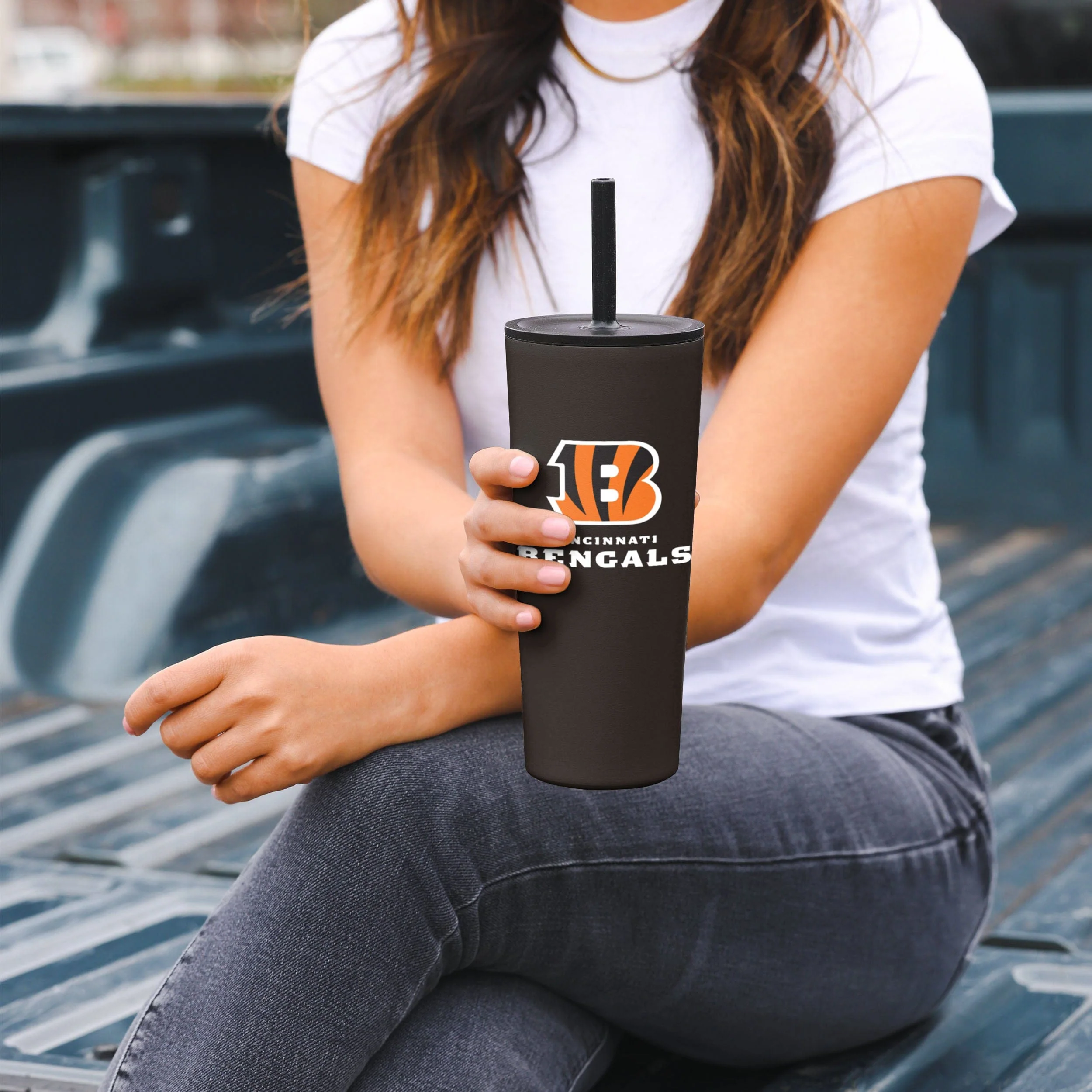 Cincinnati Bengals NFL 22 oz Travel Tumbler - Image 4