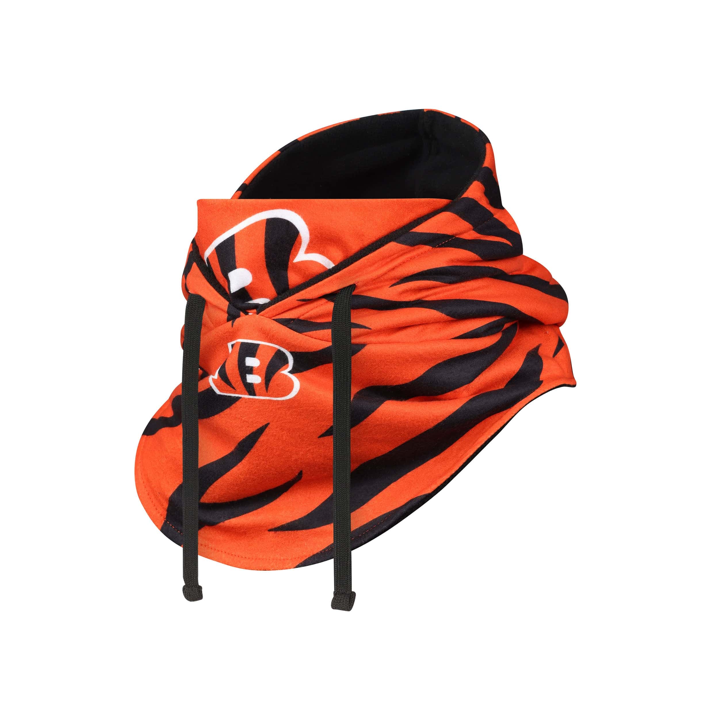 Cincinnati Bengals NFL Alternate Team Color Drawstring Hooded Gaiter - Image 2