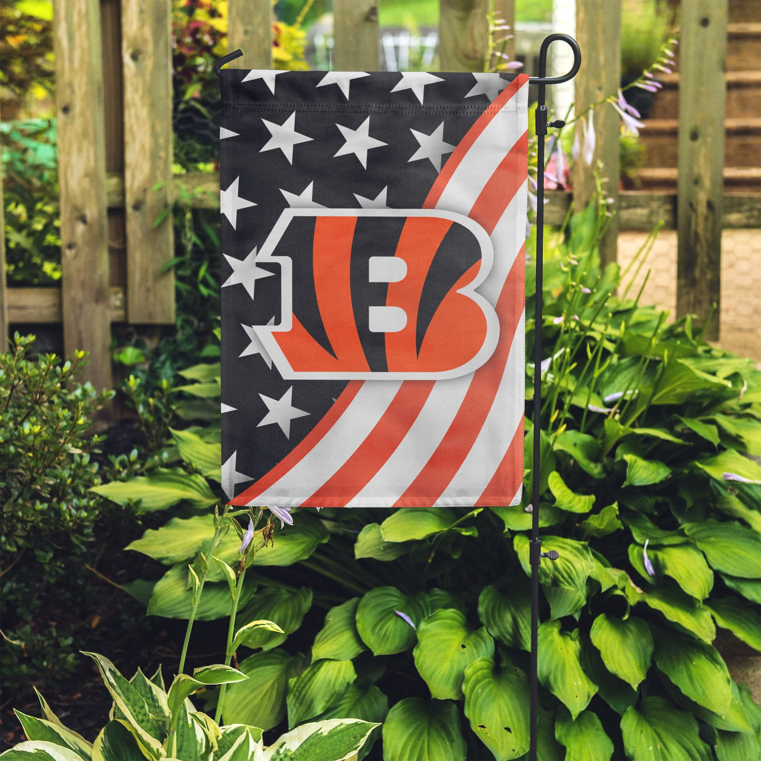 Cincinnati Bengals NFL Americana Garden Flag - Image 4