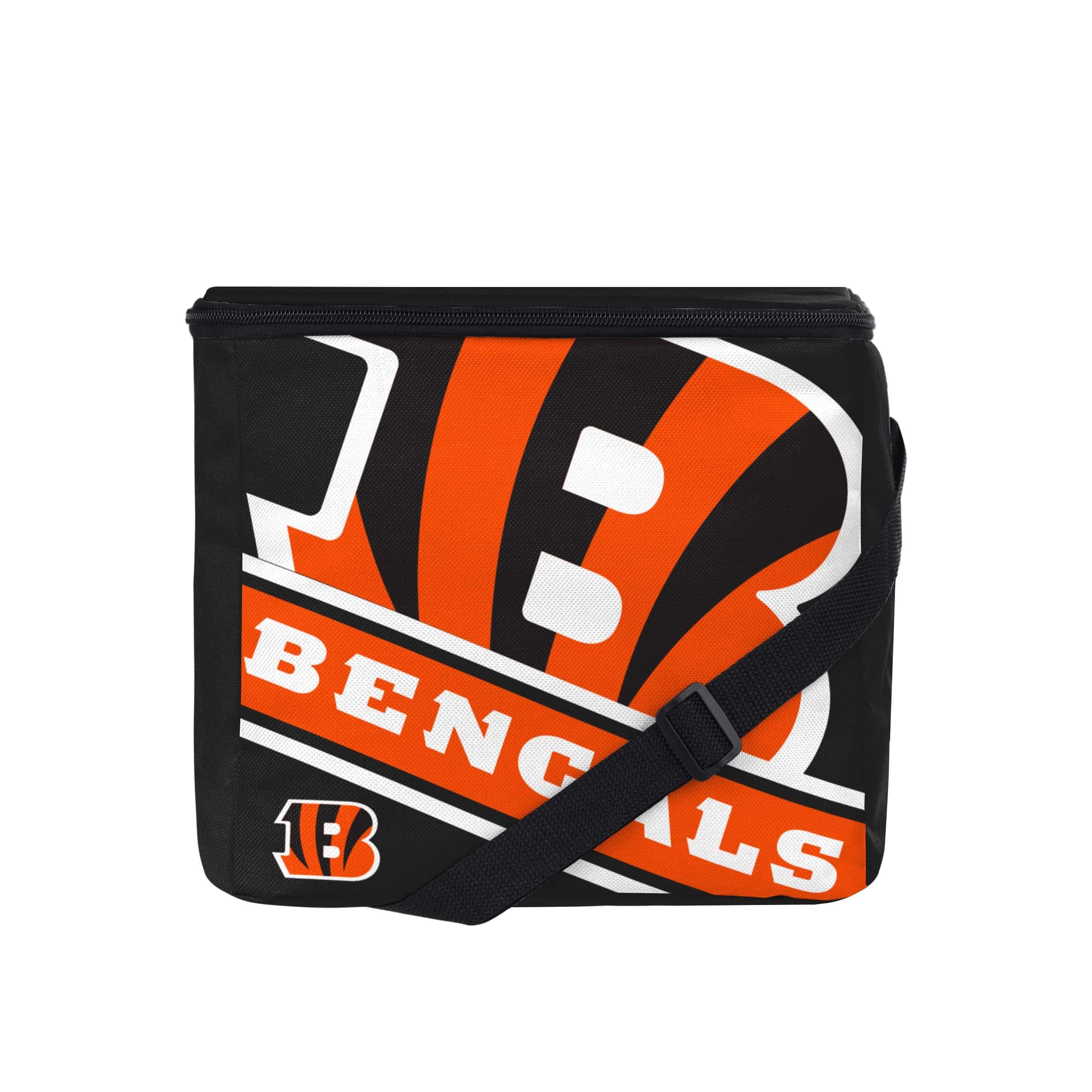 Cincinnati Bengals NFL Big Logo Stripe 12 Pack Cooler