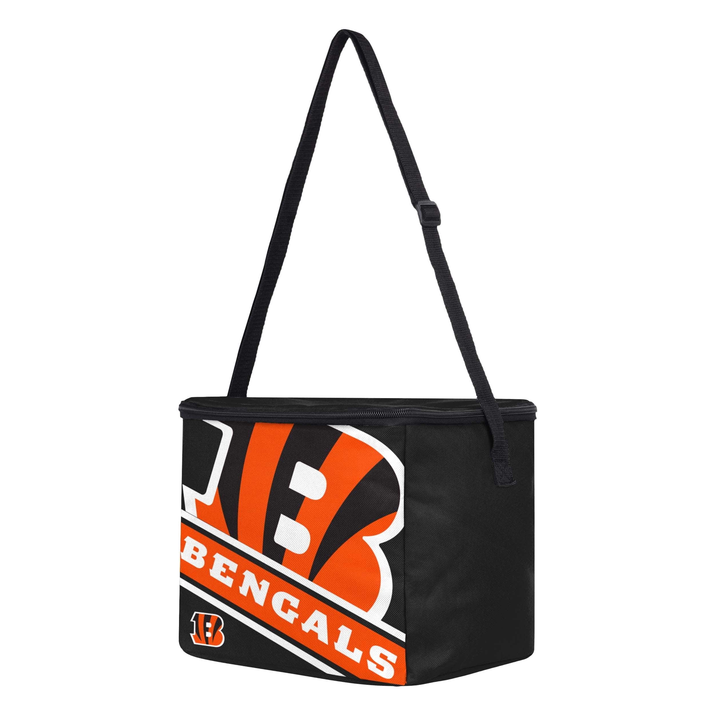 Cincinnati Bengals NFL Big Logo Stripe 12 Pack Cooler - Image 2