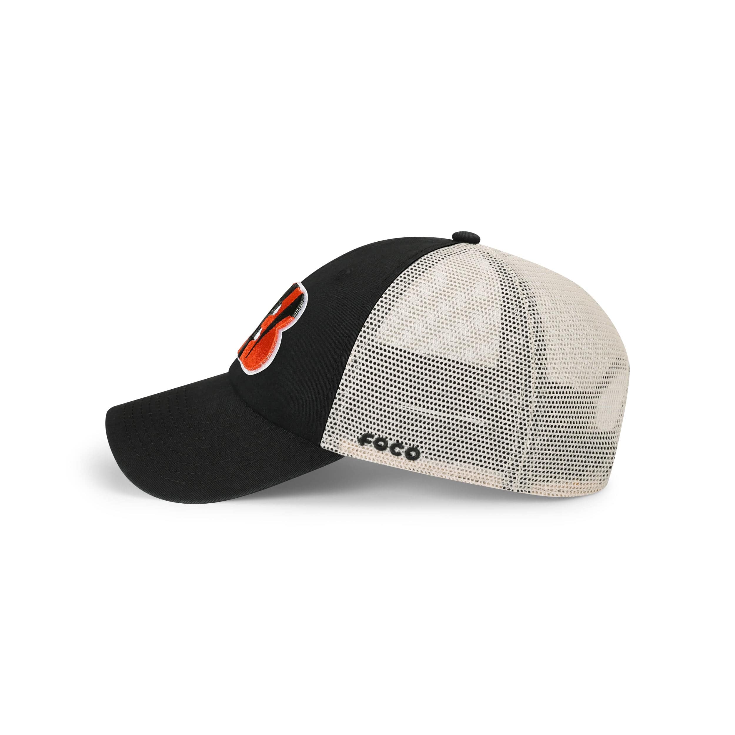 Cincinnati Bengals NFL Black Primary Logo Casual Trucker Cap - Image 2