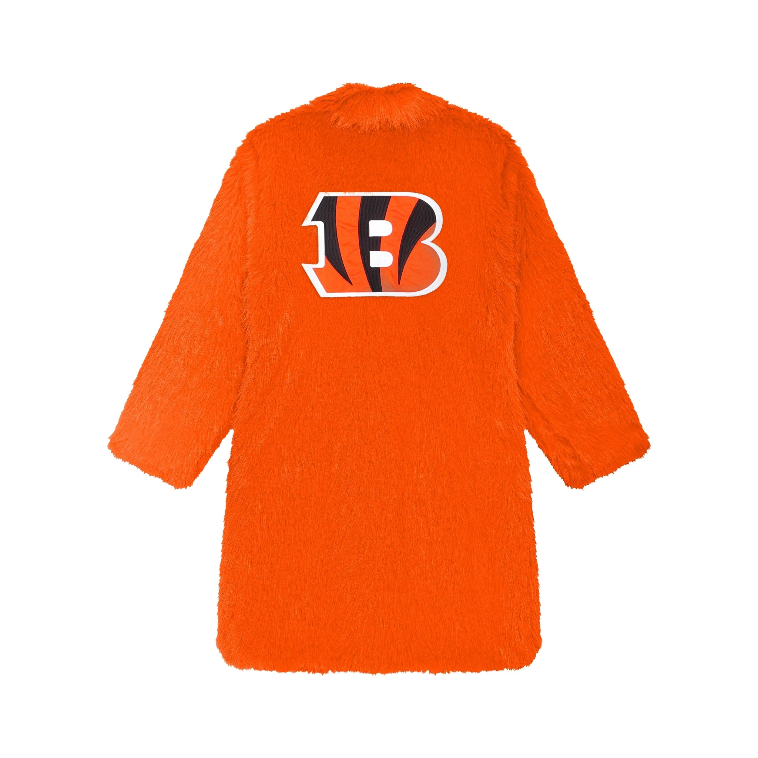 Cincinnati Bengals NFL Faux Fur Long Jacket - Image 5