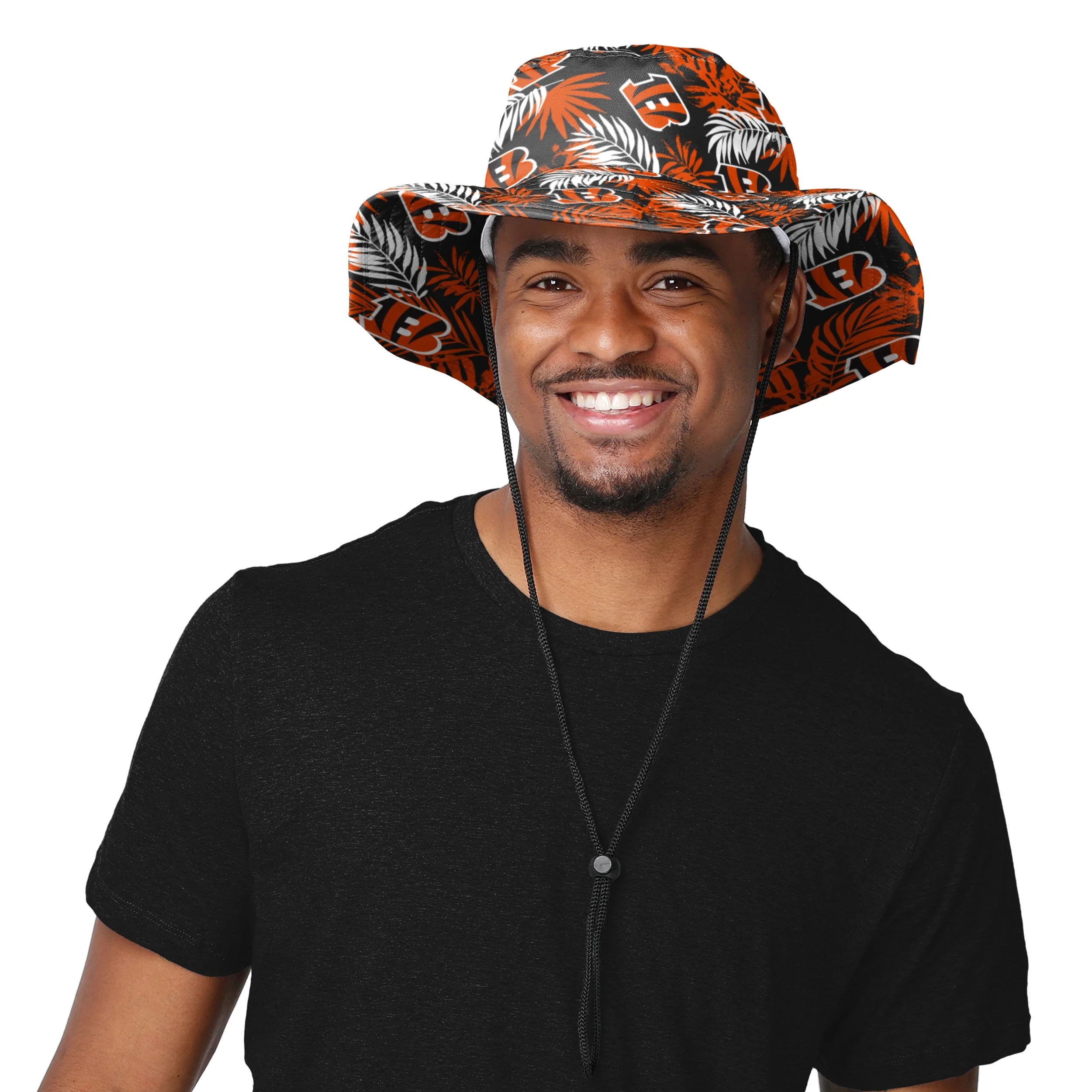 Cincinnati Bengals NFL Floral Boonie Hat - Image 2