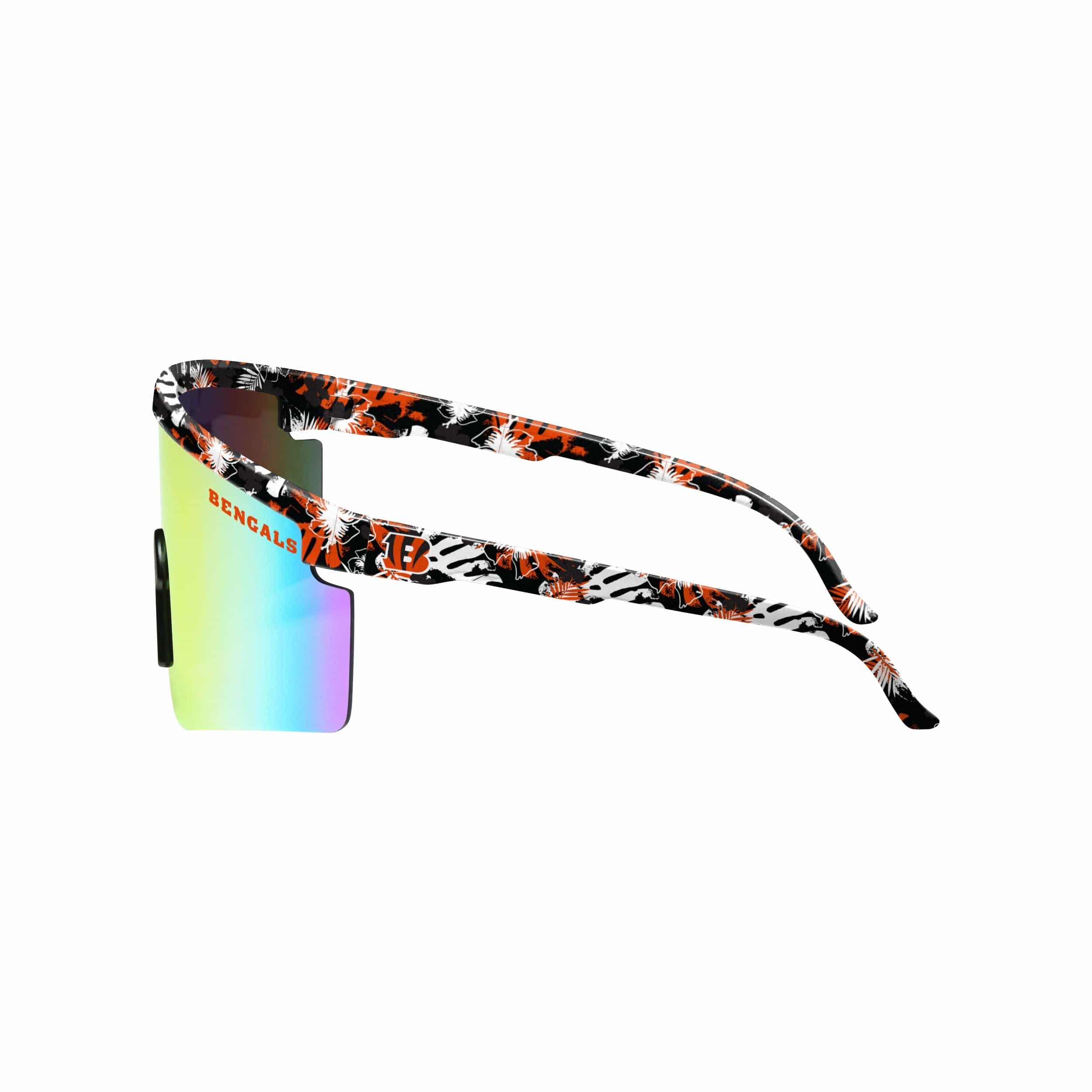 Cincinnati Bengals NFL Floral Large Frame Sunglasses - Image 3