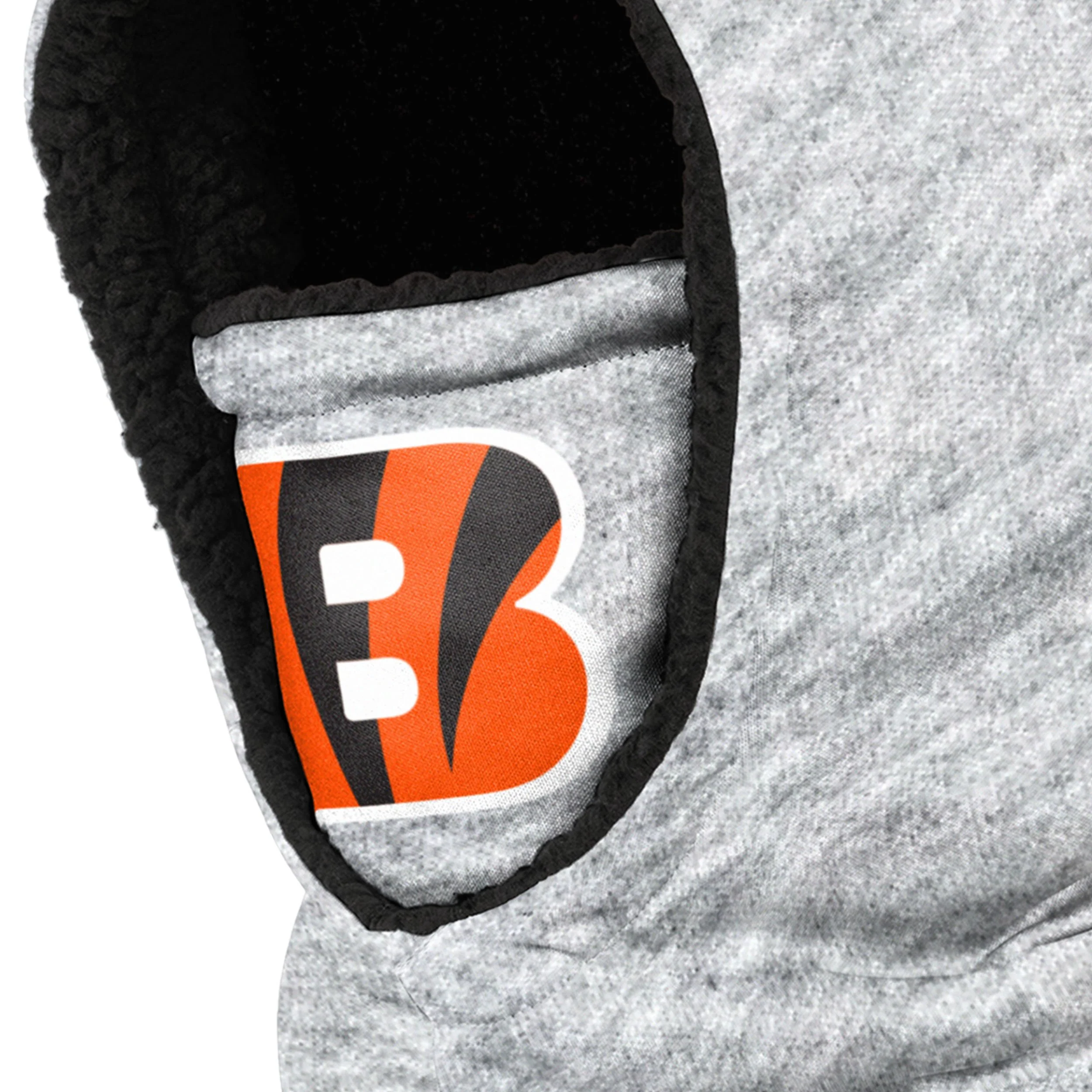 Cincinnati Bengals NFL Heather Grey Big Logo Hooded Gaiter - Image 3