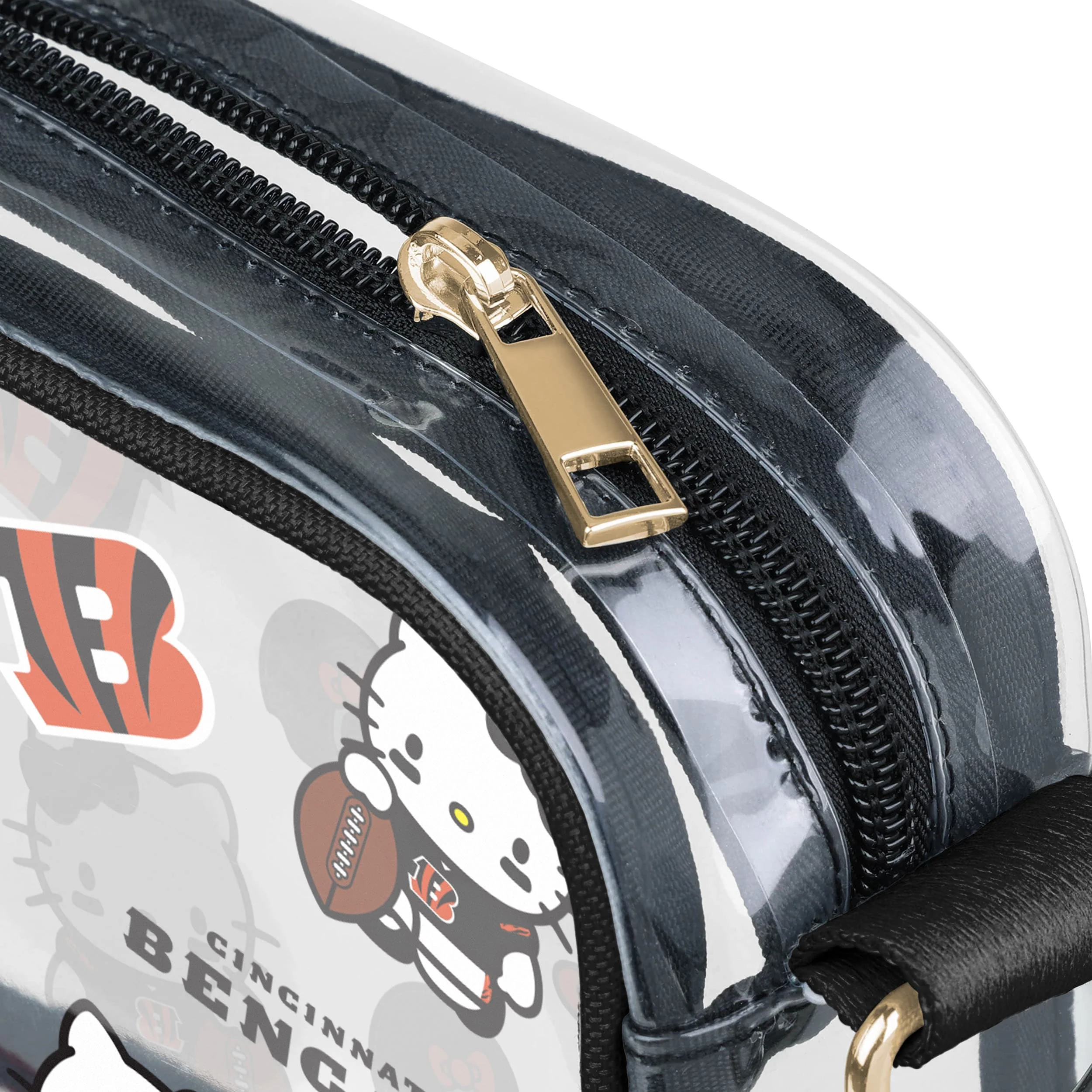 Cincinnati Bengals NFL Hello Kitty® Clear Crossbody Bag - (PREORDER - SHIPS MID JUNE) - Image 4