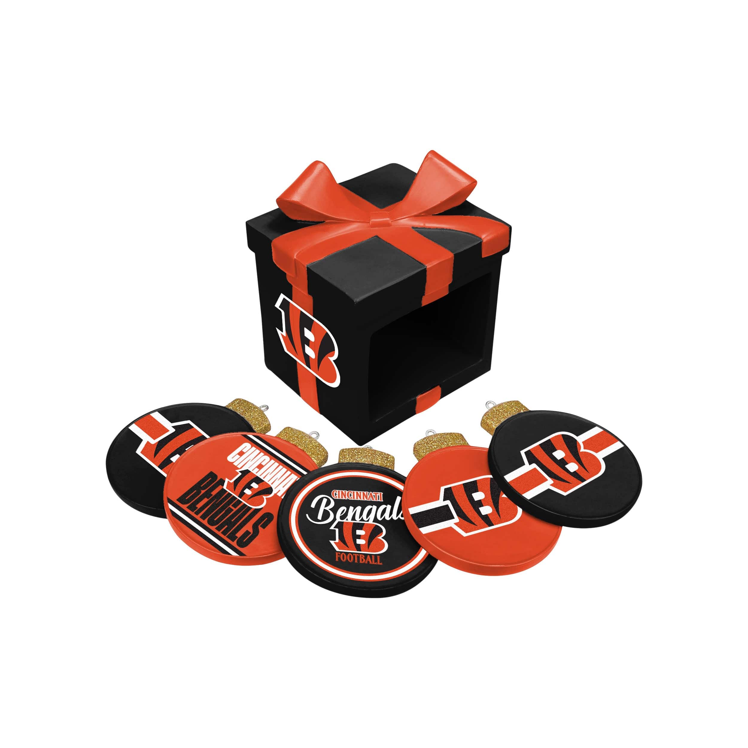 Cincinnati Bengals NFL Holiday 5 Pack Coaster Set - Image 3