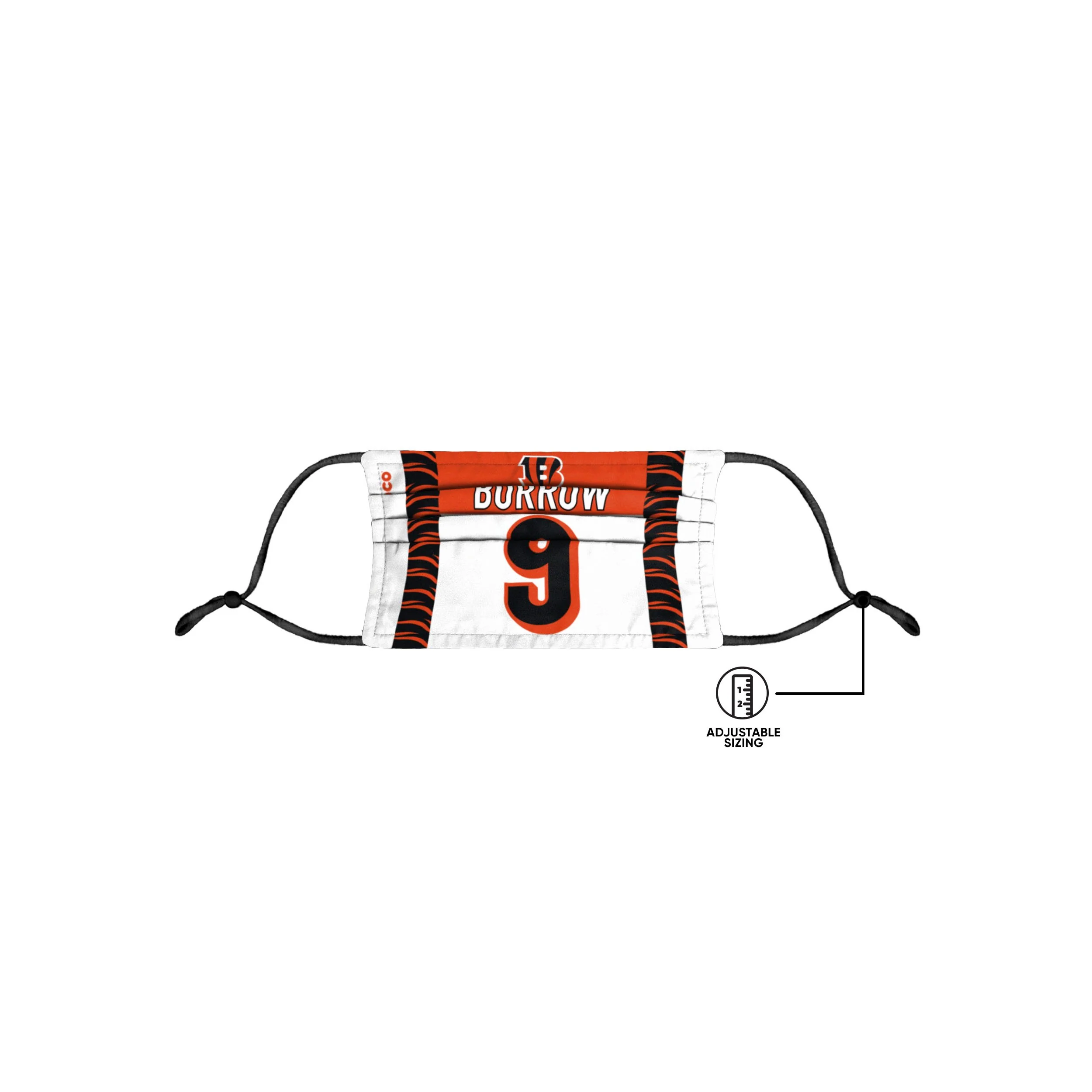 Cincinnati Bengals NFL Joe Burrow Adjustable Face Cover - Image 5