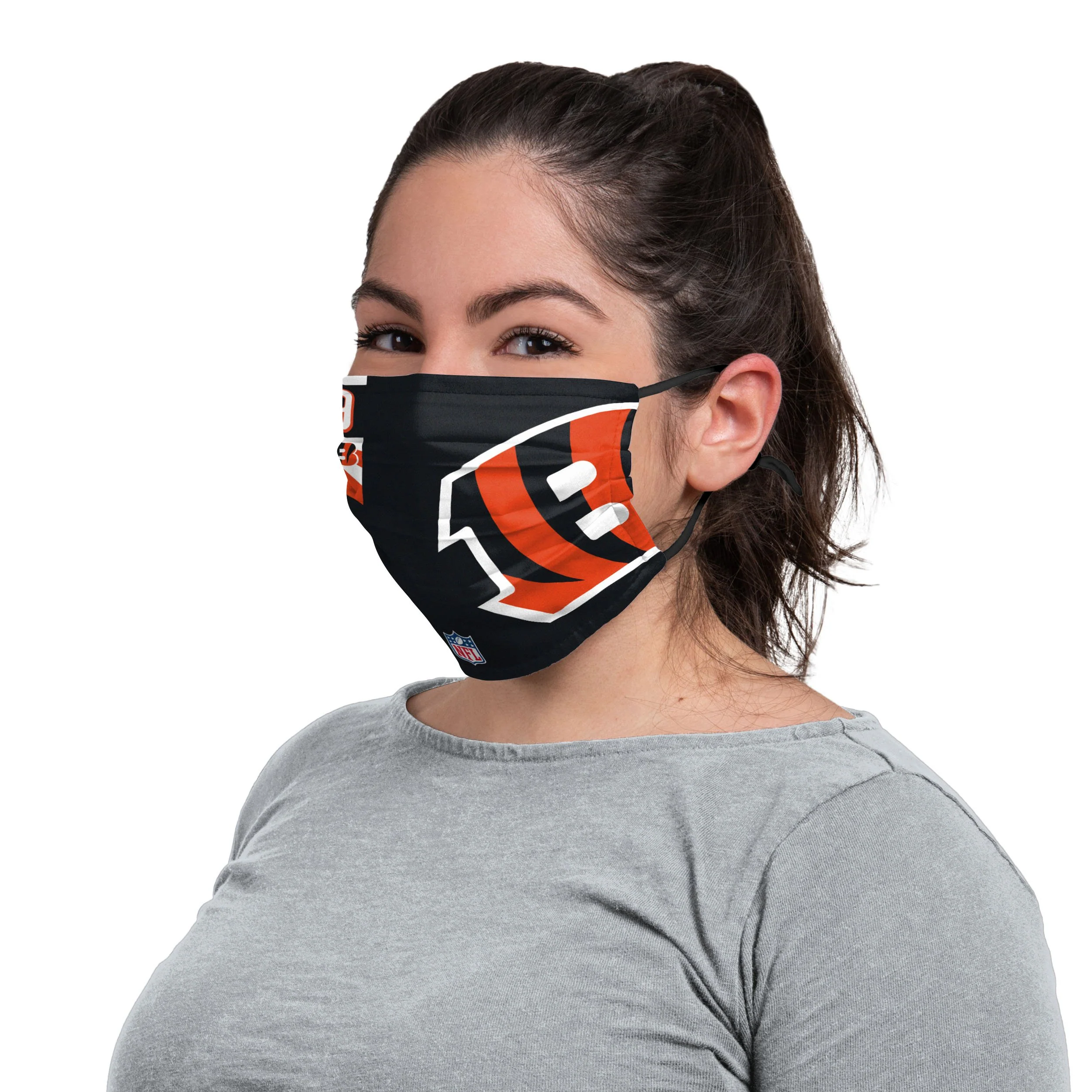 Cincinnati Bengals NFL Joe Burrow On-Field Sideline Logo Face Cover - Image 3