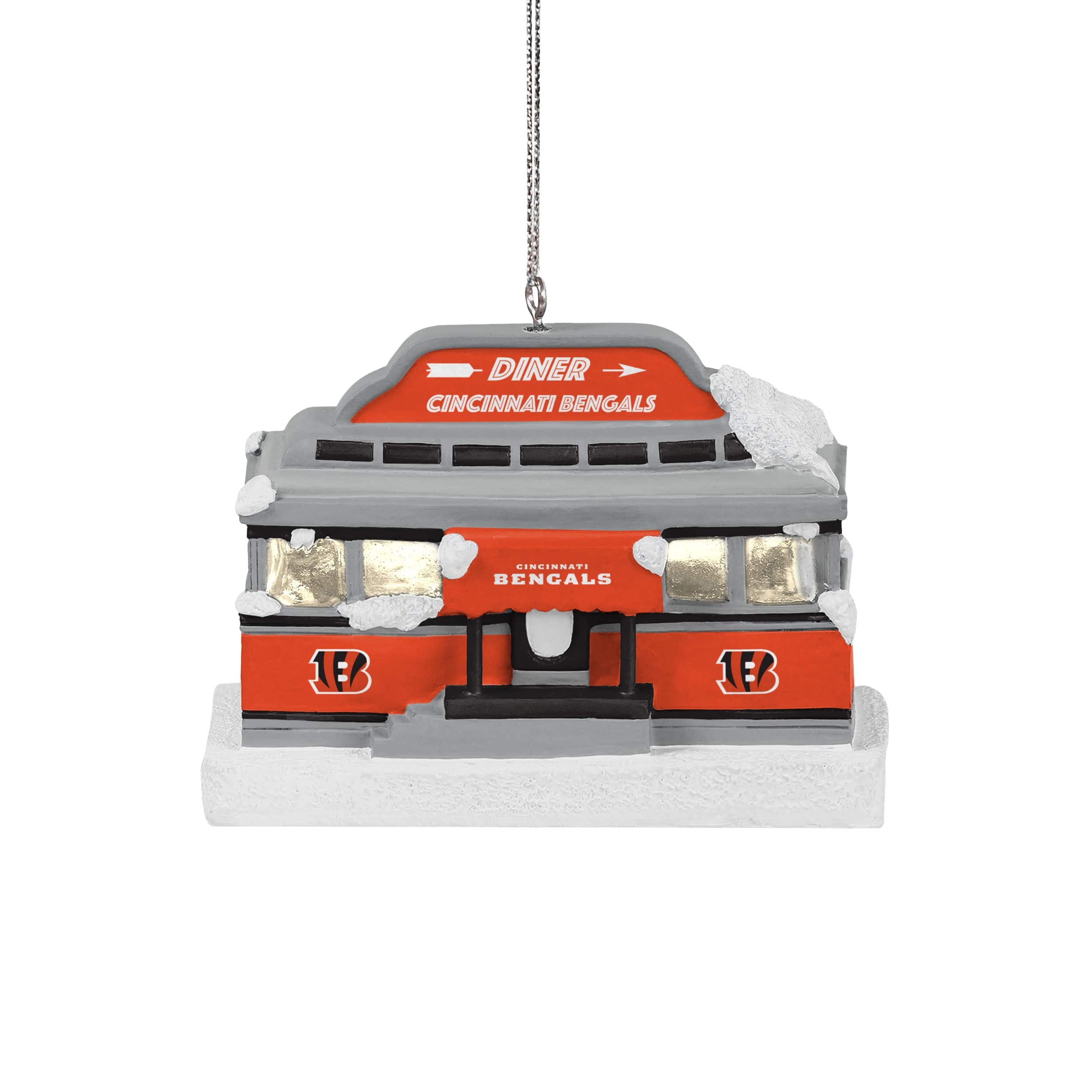 Cincinnati Bengals NFL Light Up Diner Ornament