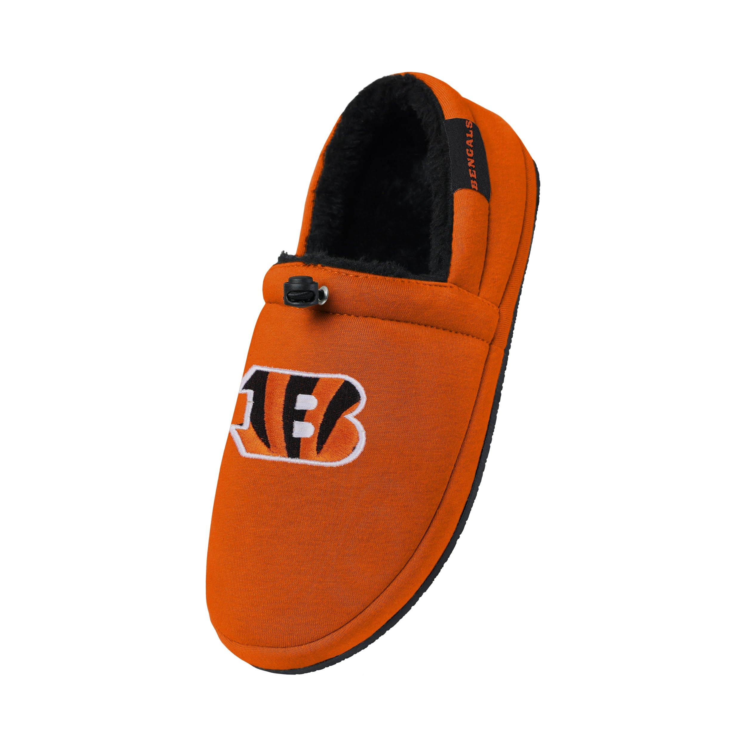 Cincinnati Bengals NFL Mens Big Logo Athletic Moccasin Slippers - Image 3