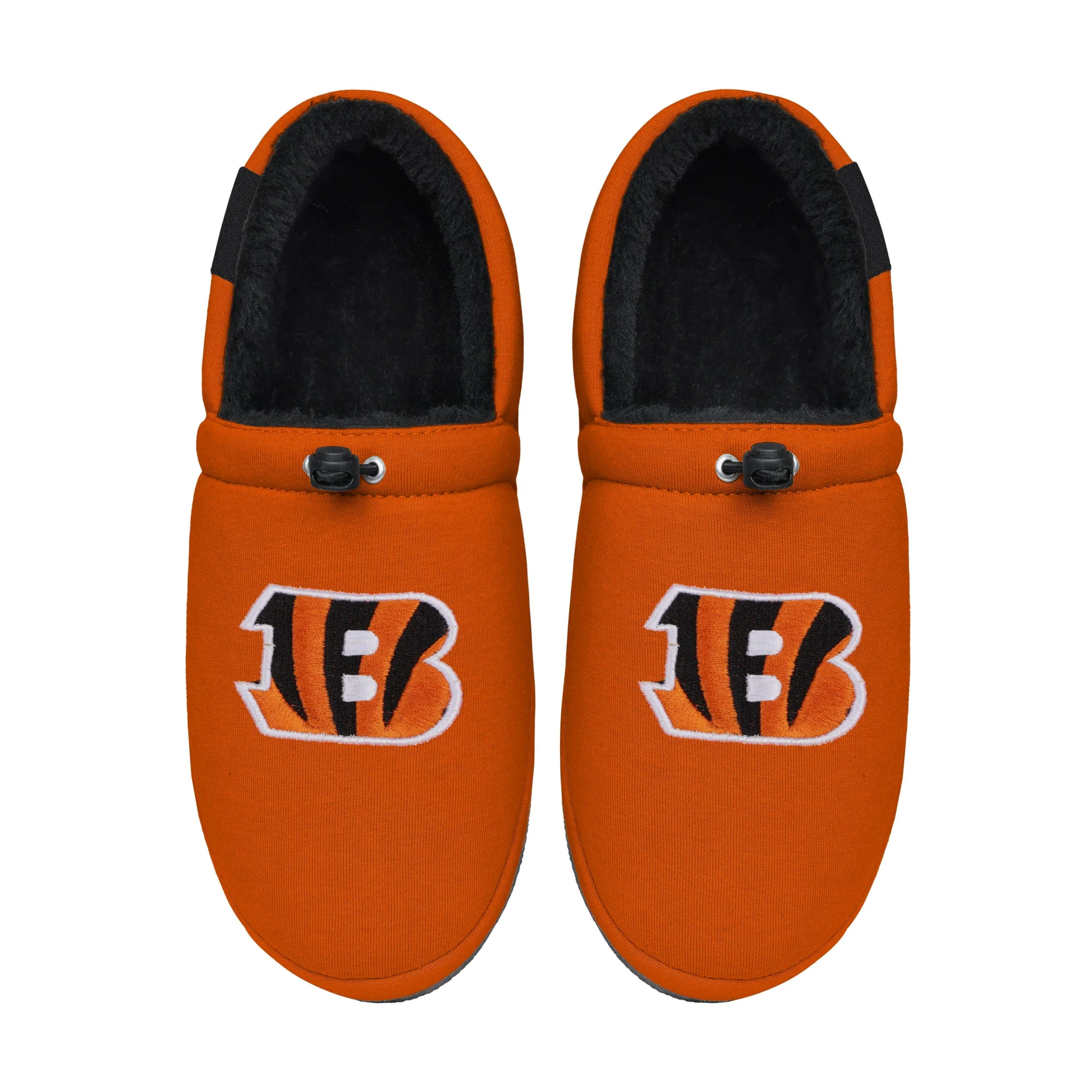 Cincinnati Bengals NFL Mens Big Logo Athletic Moccasin Slippers - Image 4