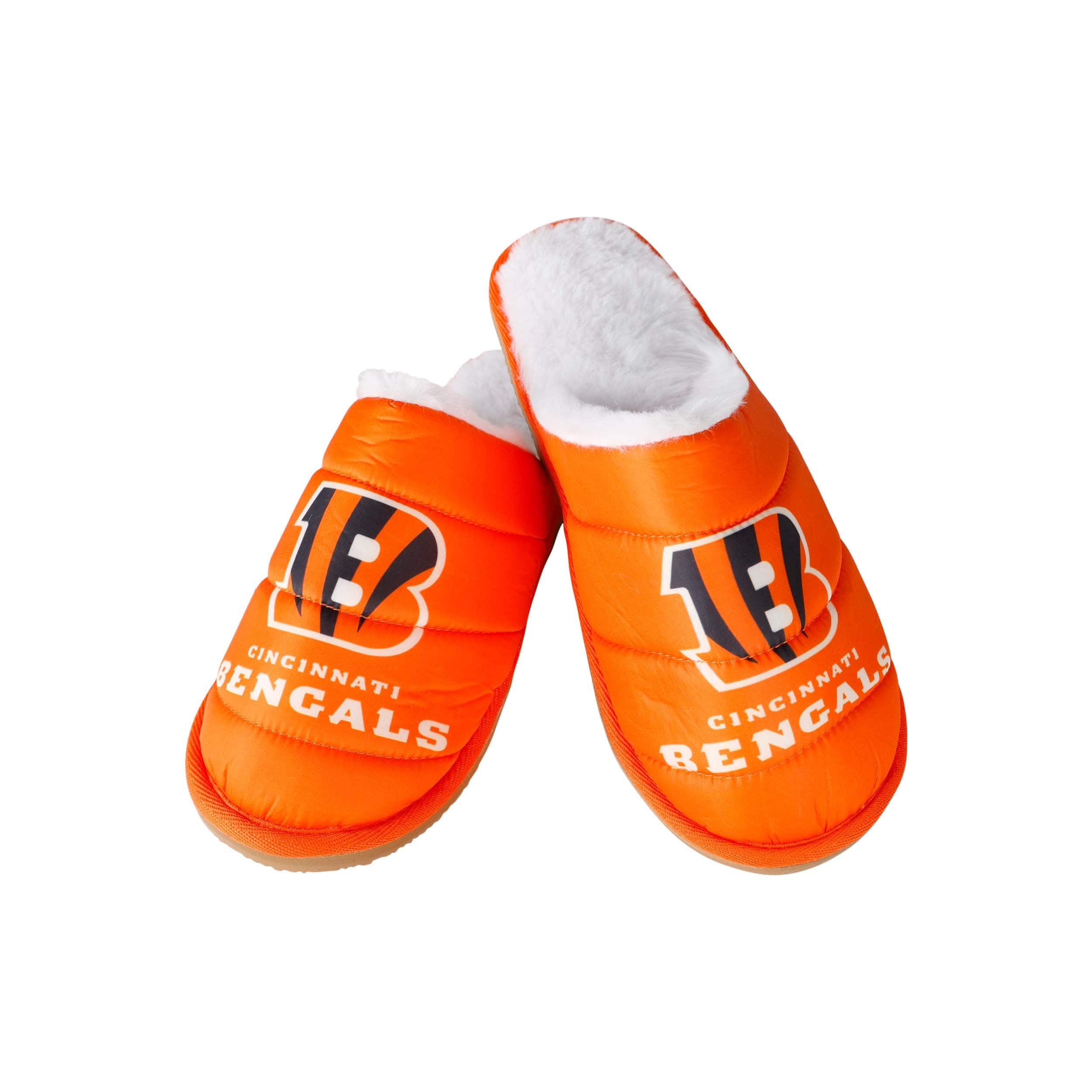 Cincinnati Bengals NFL Mens Big Logo Mule Slipper - Image 3