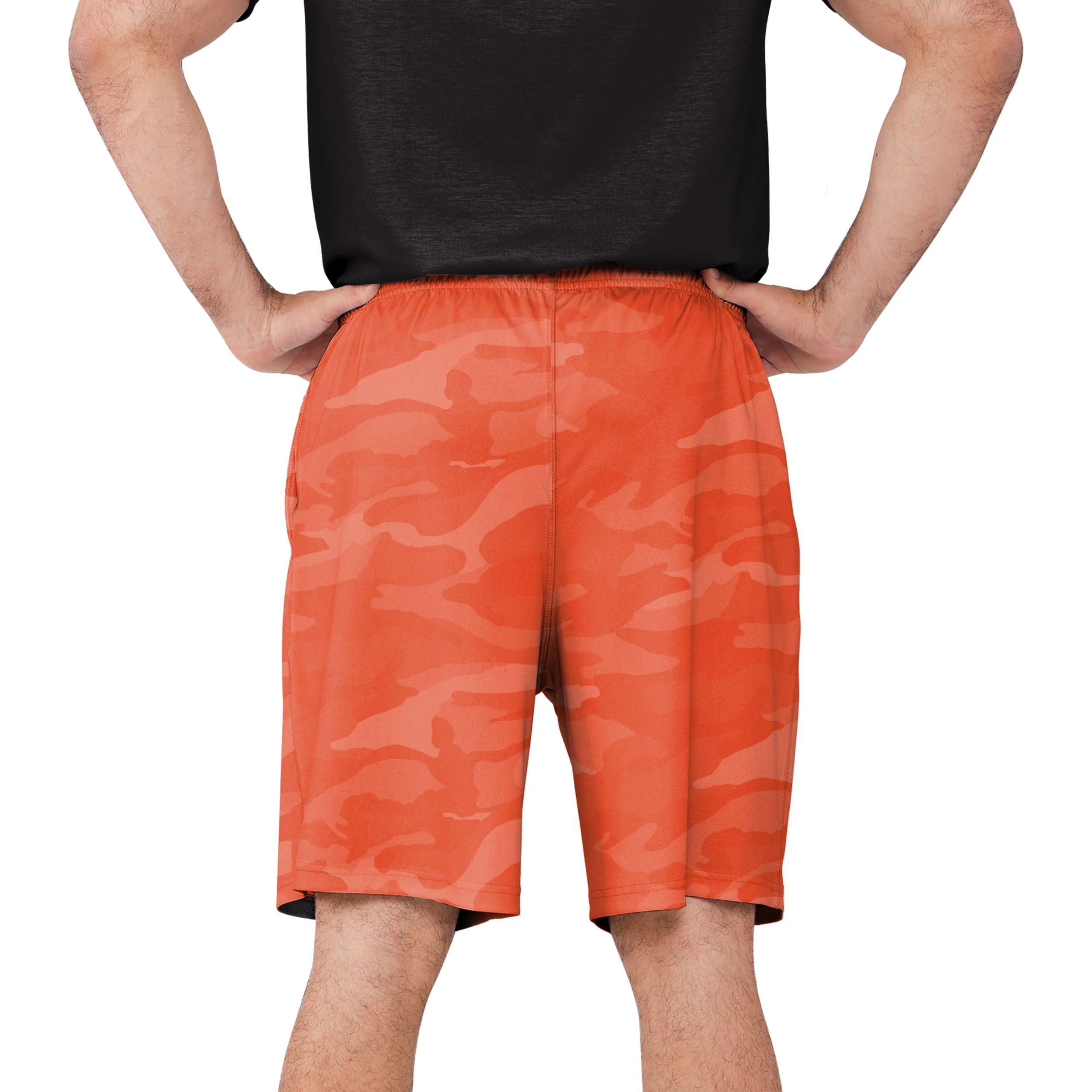 Cincinnati Bengals NFL Mens Cool Camo Training Shorts - Image 3