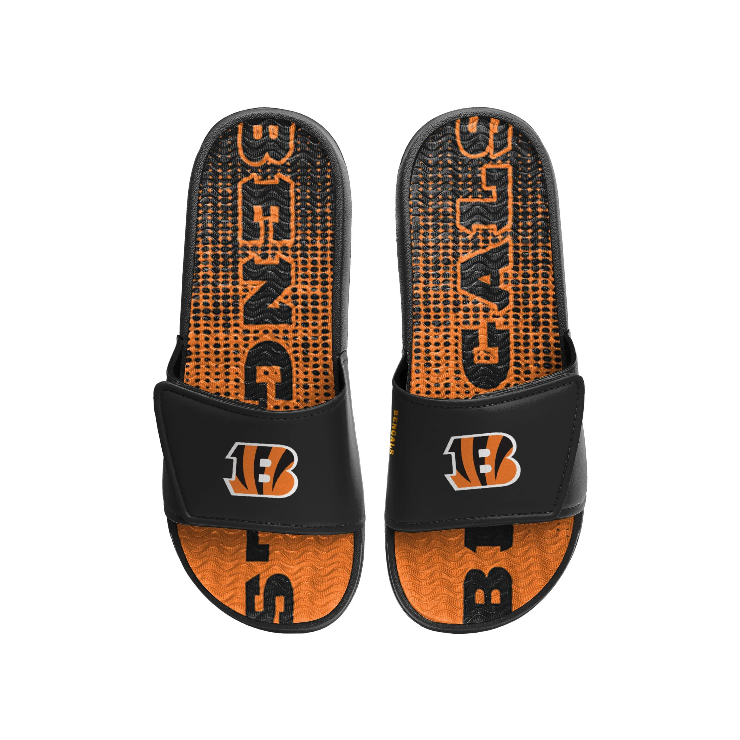 Cincinnati Bengals NFL Mens Gradient Wordmark Gel Slide - Image 2