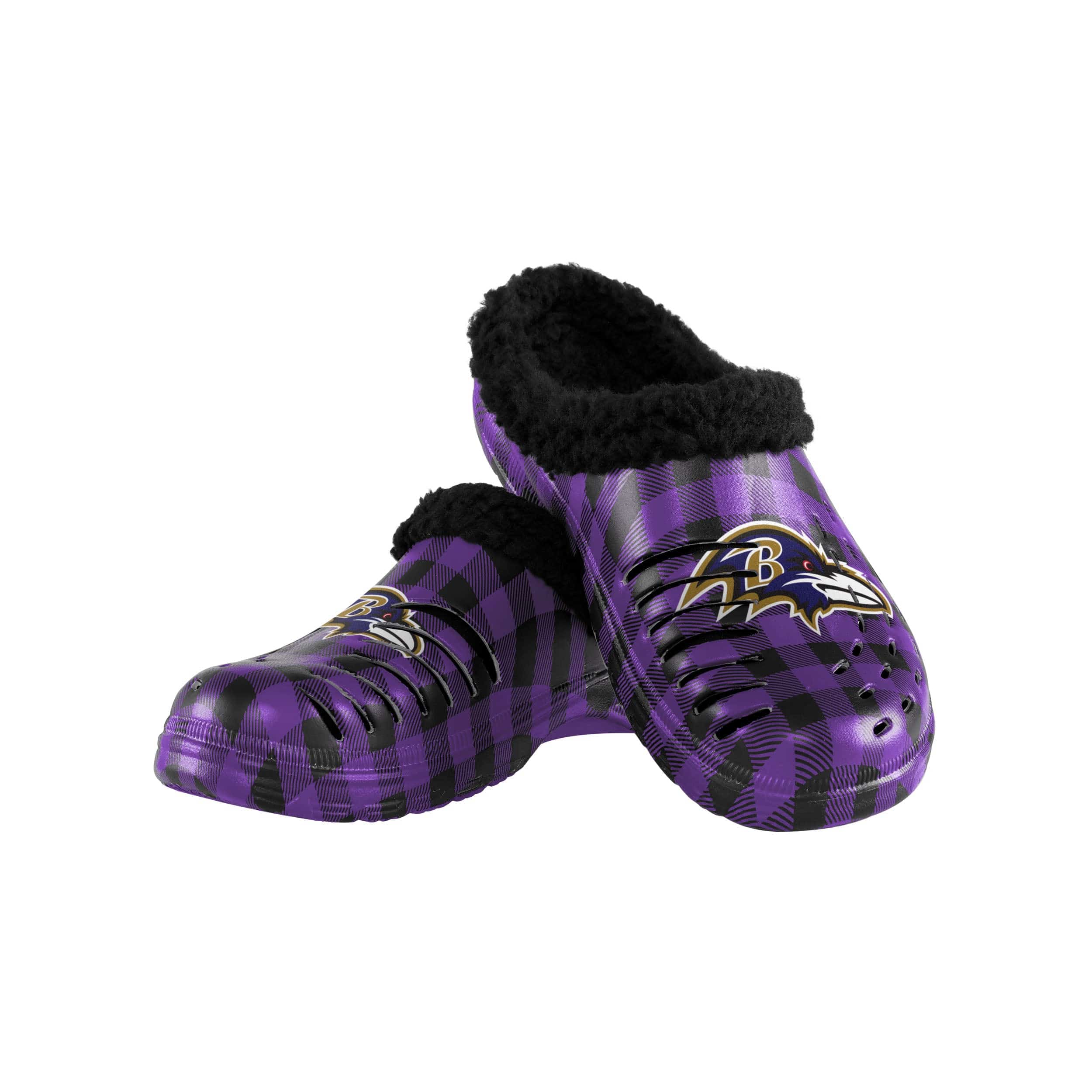 Cincinnati Bengals NFL Mens Sherpa Lined Buffalo Check Clog - Image 7