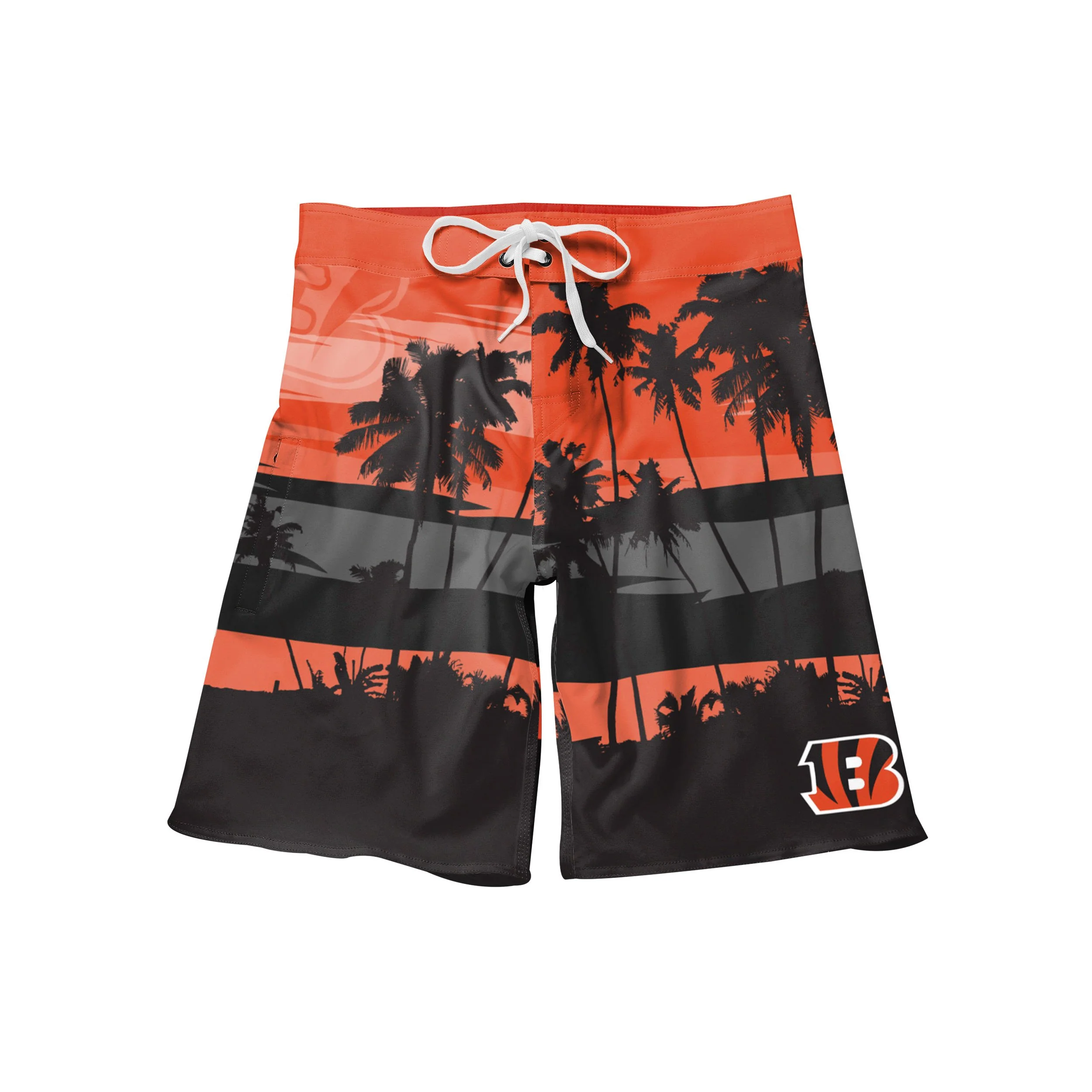 Cincinnati Bengals NFL Mens Sunset Boardshorts - Image 4