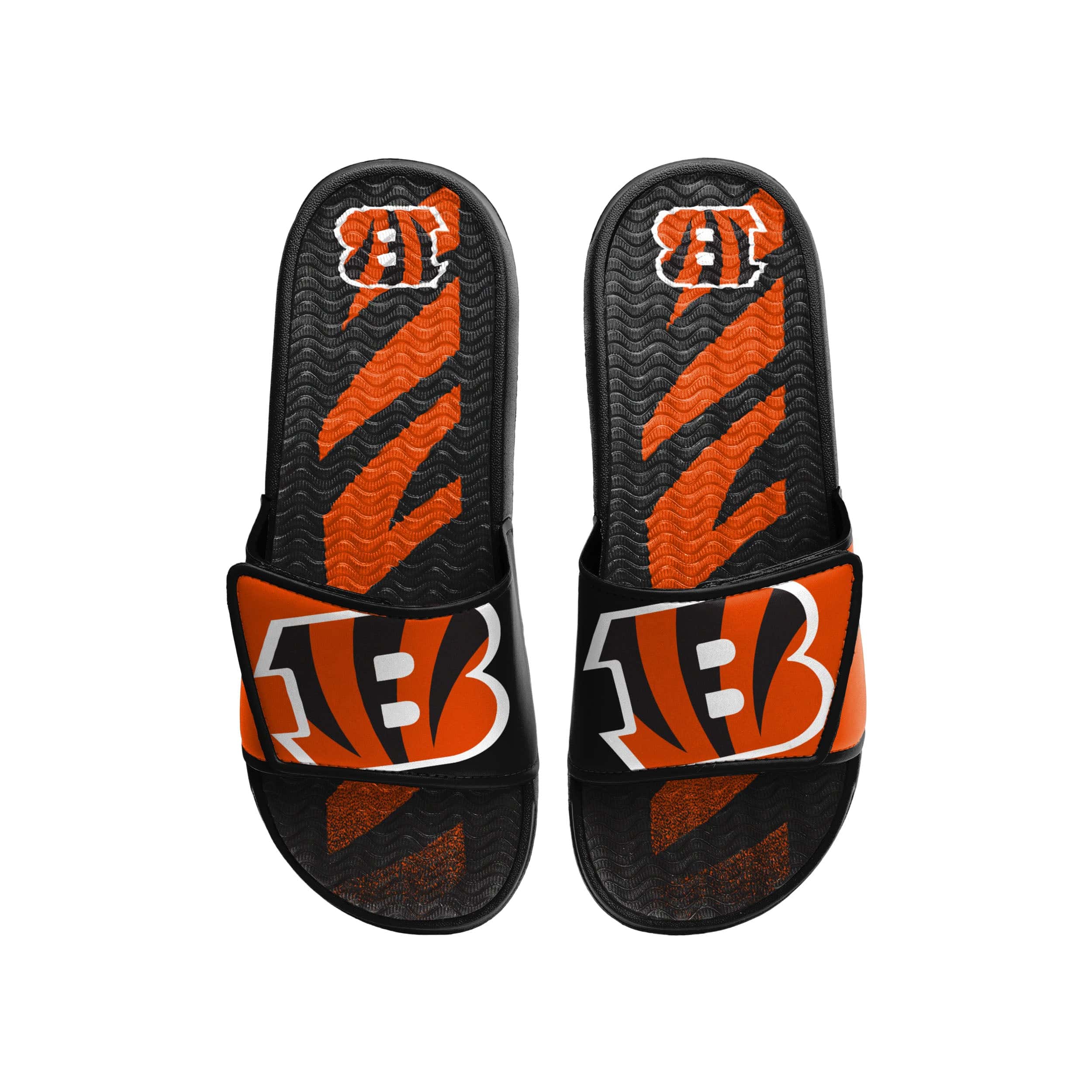 Cincinnati Bengals NFL Mens Team Stripe Gel Slide - Image 2