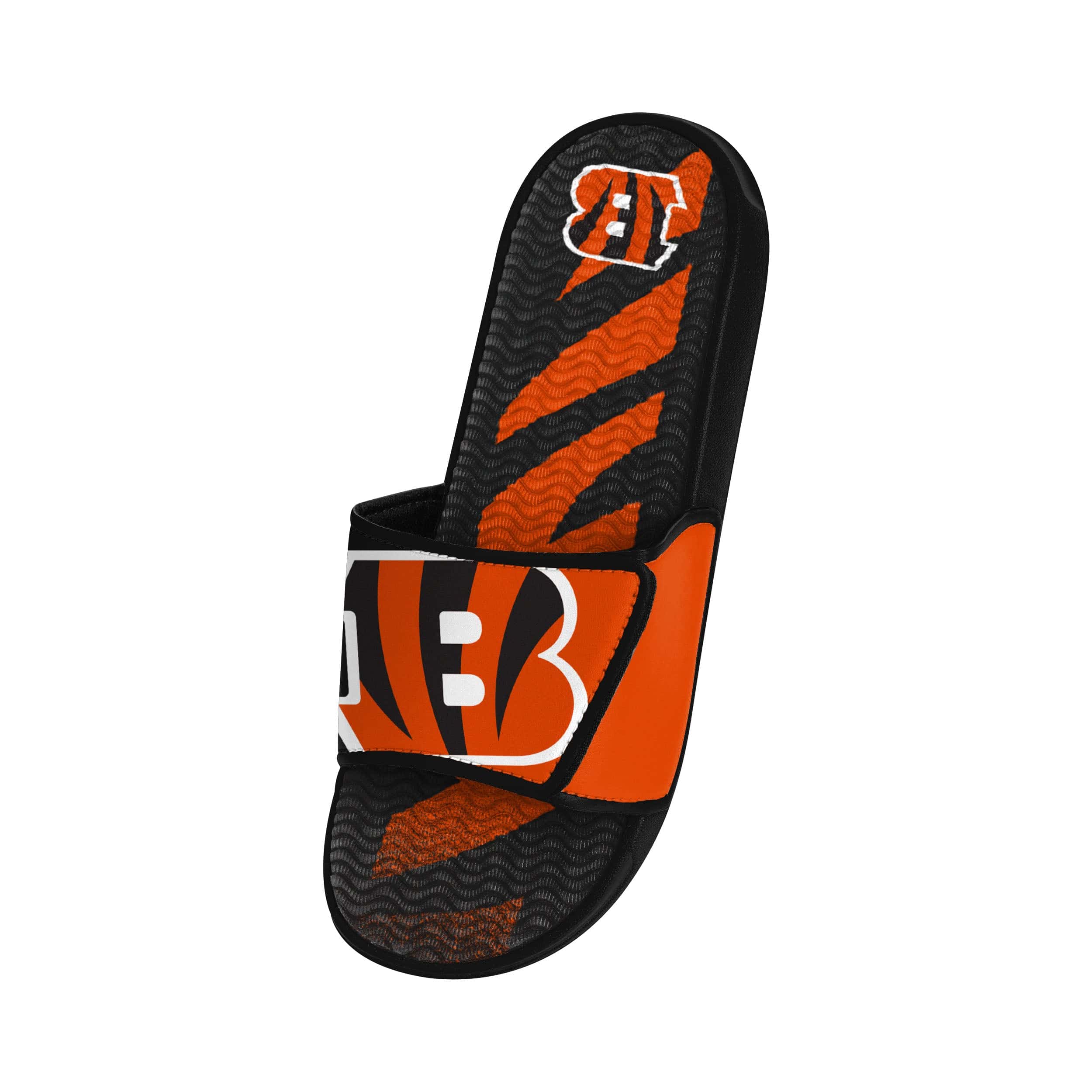 Cincinnati Bengals NFL Mens Team Stripe Gel Slide - Image 3