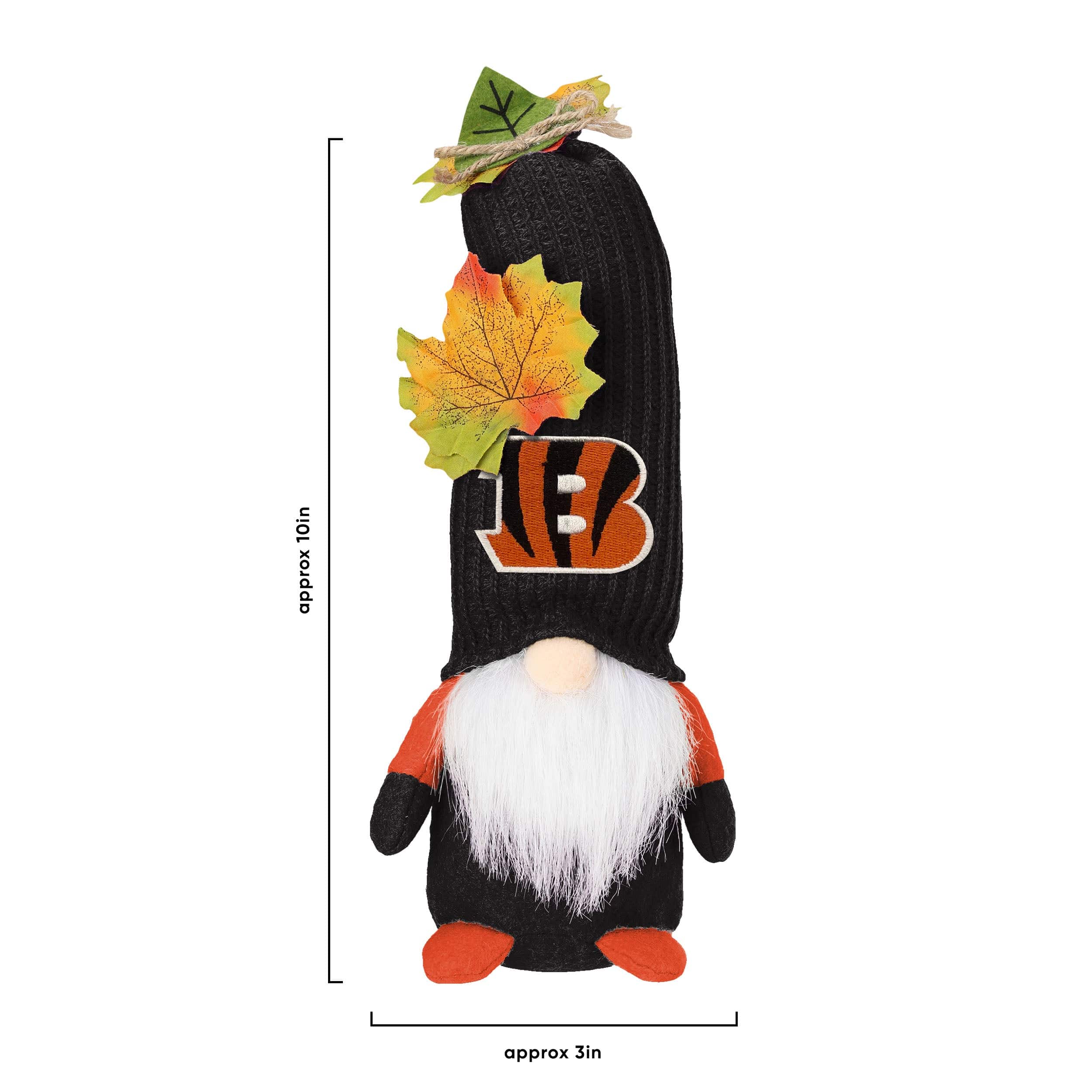 Cincinnati Bengals NFL Mixed Material Harvest Plush Gnome - Image 4
