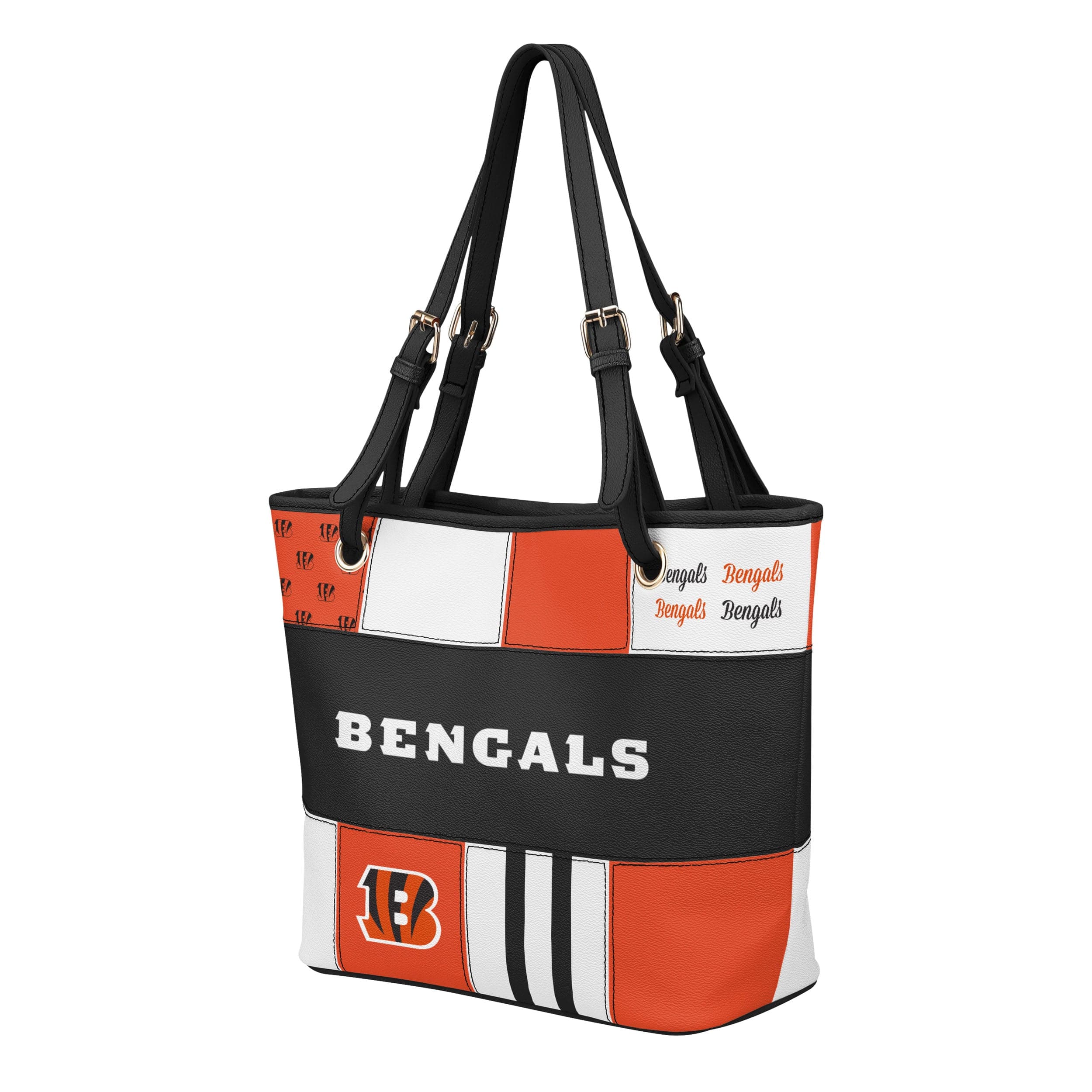 Cincinnati Bengals NFL Printed Collage Tote - Image 2