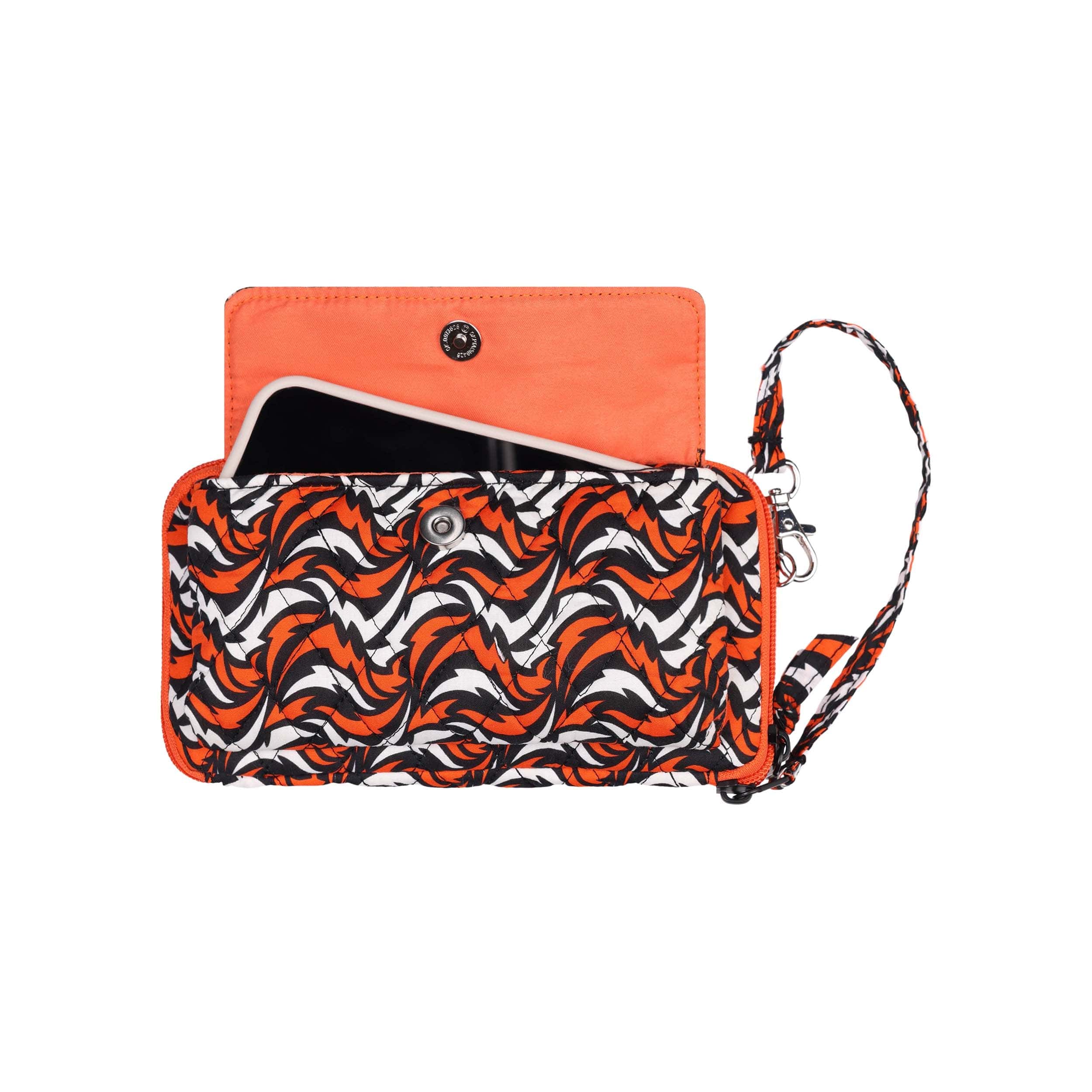 Cincinnati Bengals NFL Quilted Printed Wristlet - Image 4