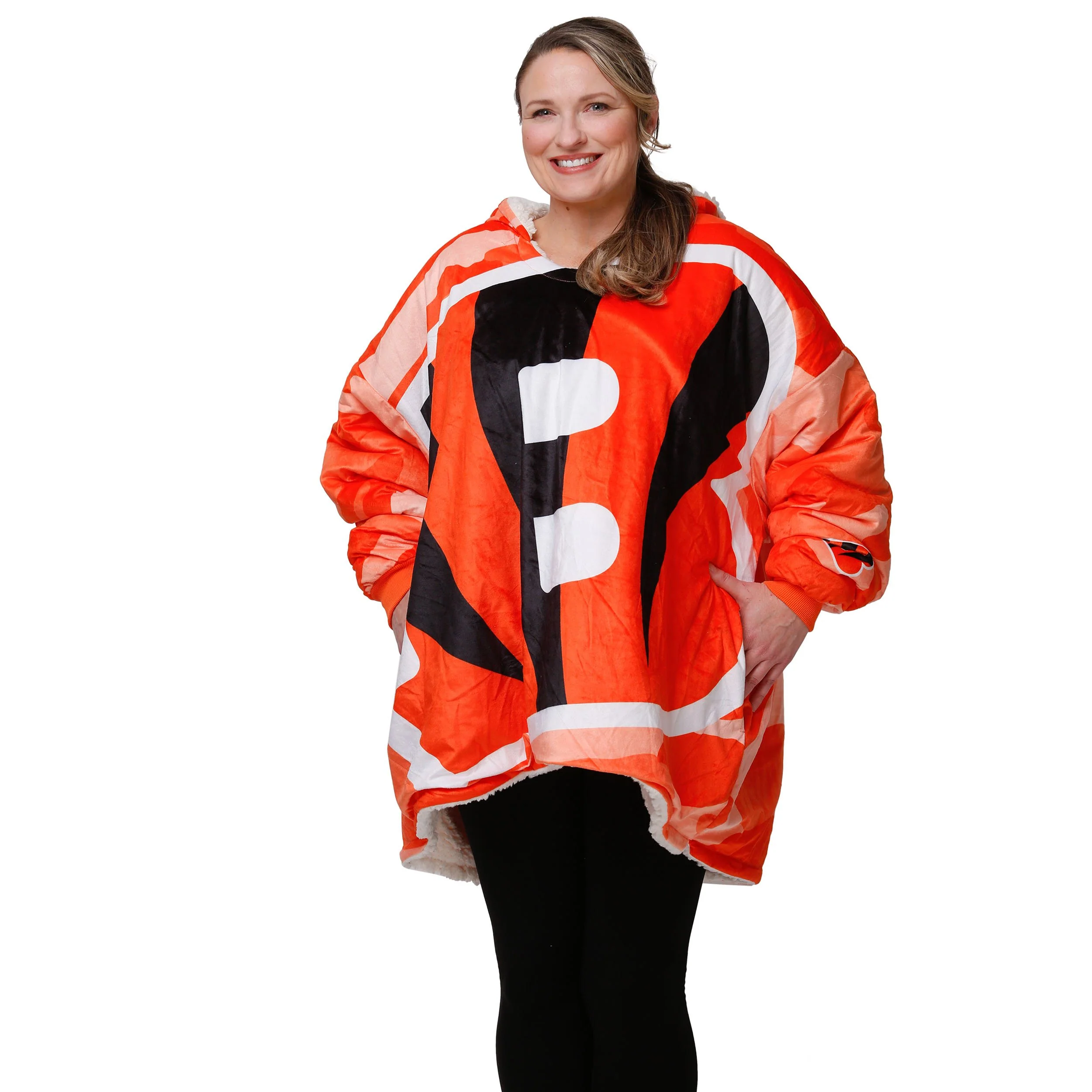 Cincinnati Bengals NFL Reversible Team Color Camo Hoodeez - Image 3