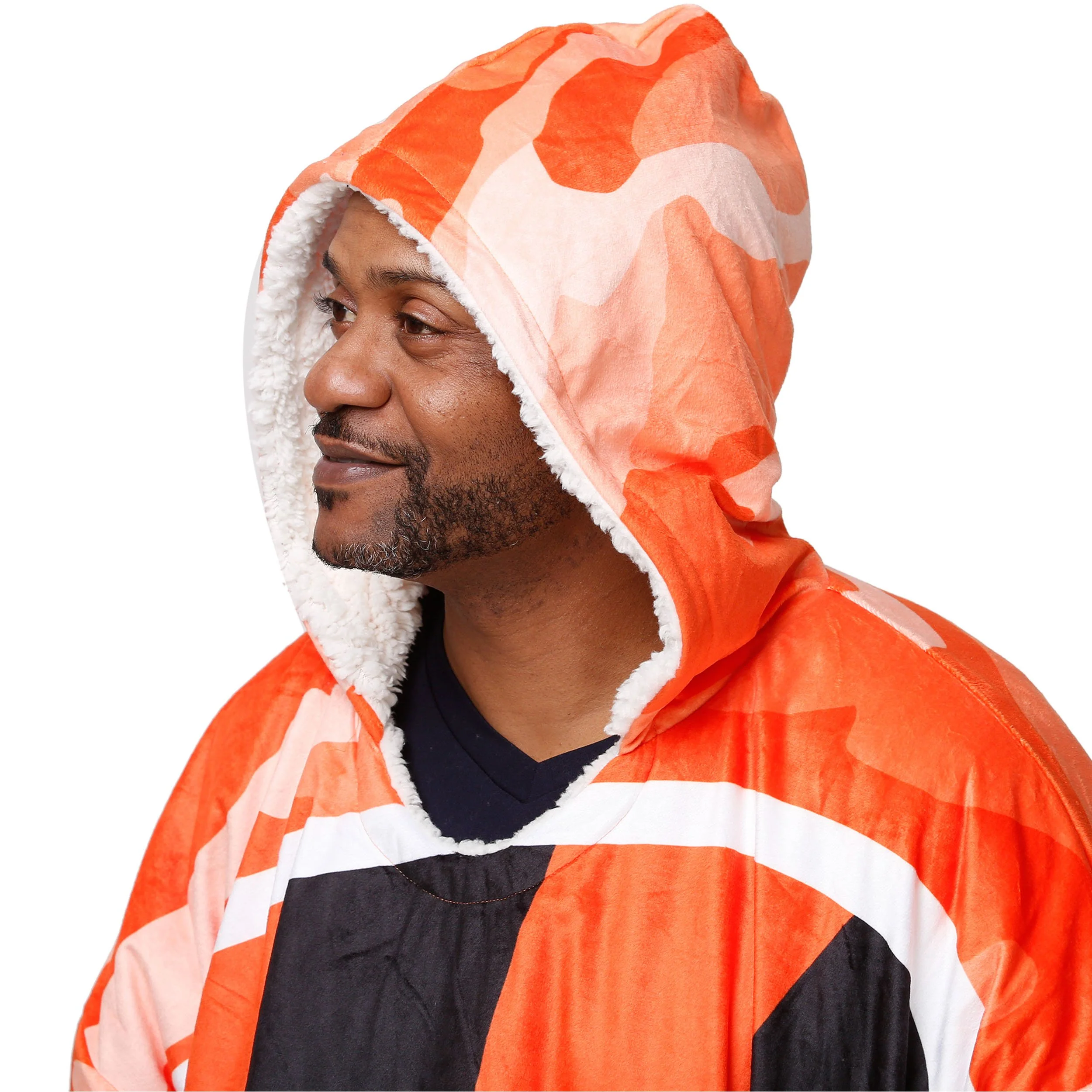 Cincinnati Bengals NFL Reversible Team Color Camo Hoodeez - Image 6