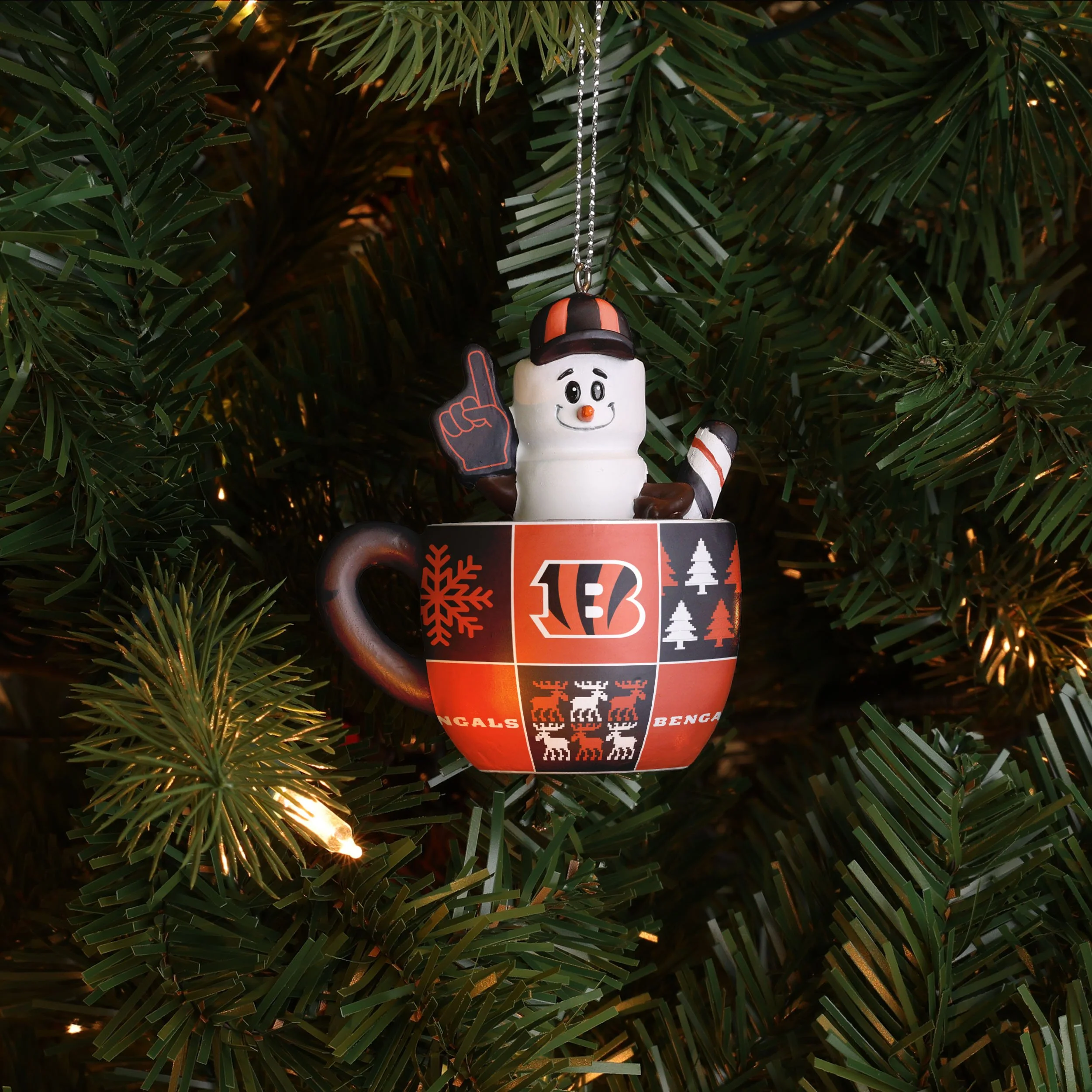 Cincinnati Bengals NFL Smores Mug Ornament - Image 2