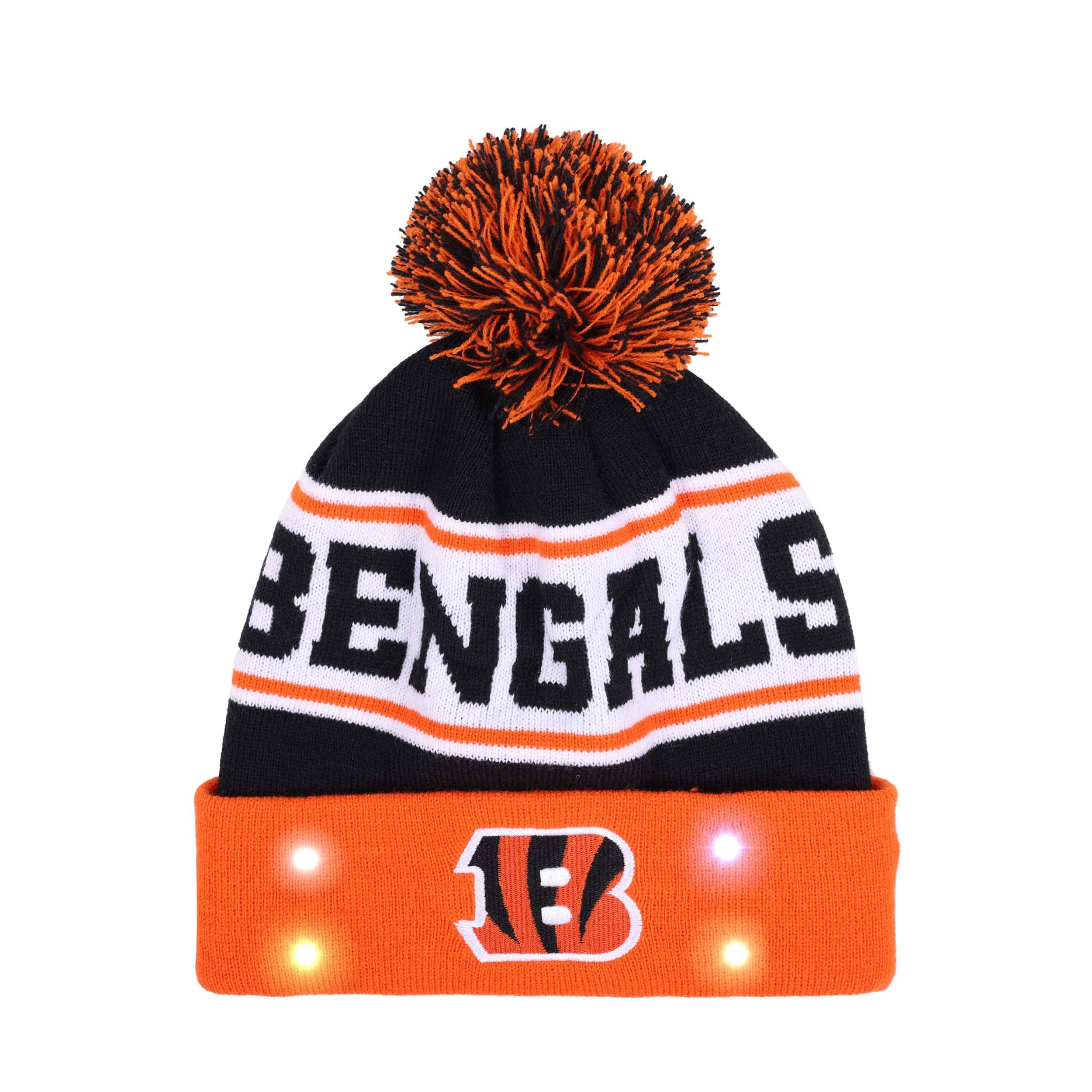Cincinnati Bengals NFL Snow Stealer Light Up Beanie - Image 2