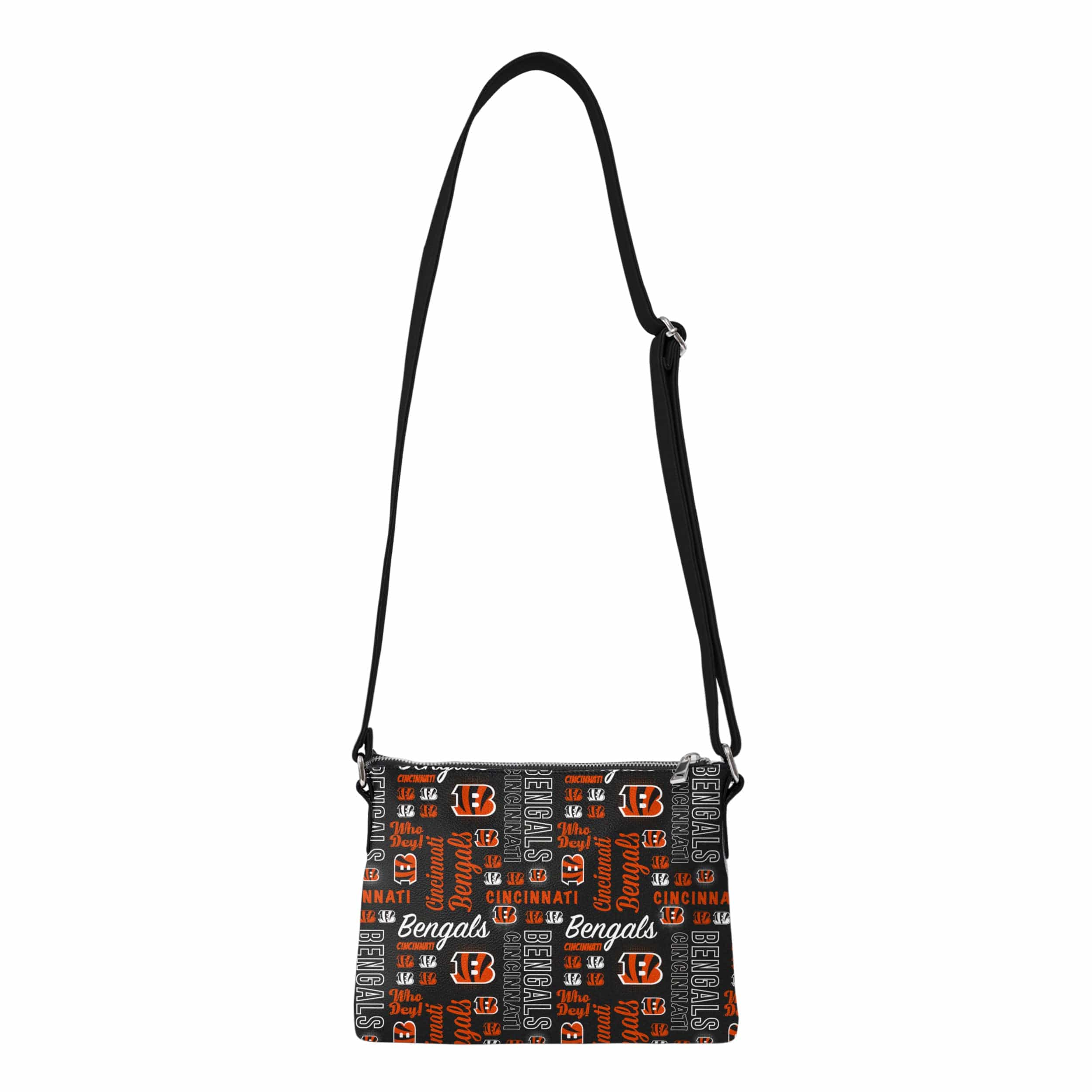 Cincinnati Bengals NFL Spirited Style Printed Collection Foldover Tote Bag - Image 5