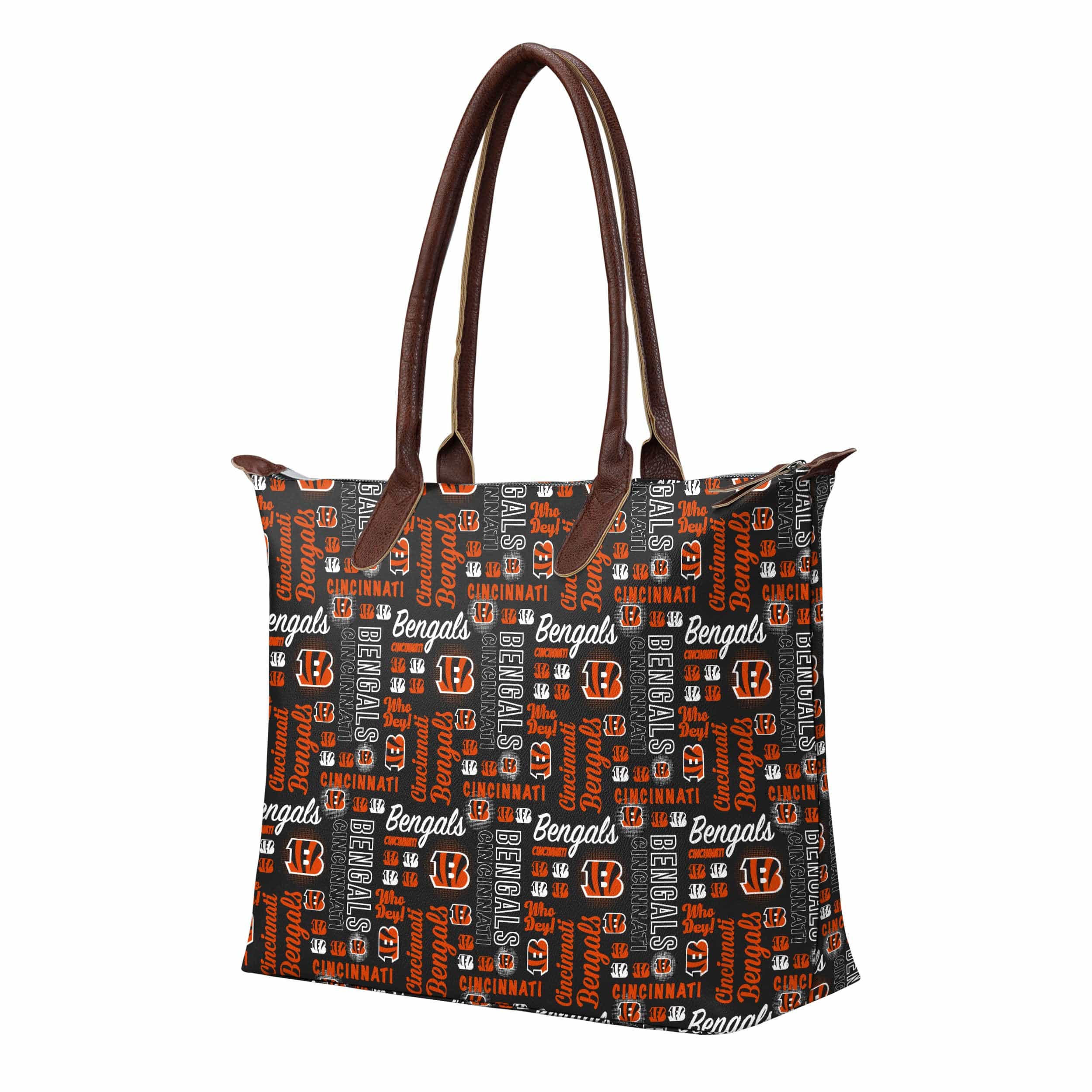 Cincinnati Bengals NFL Spirited Style Printed Collection Tote Bag - Image 2