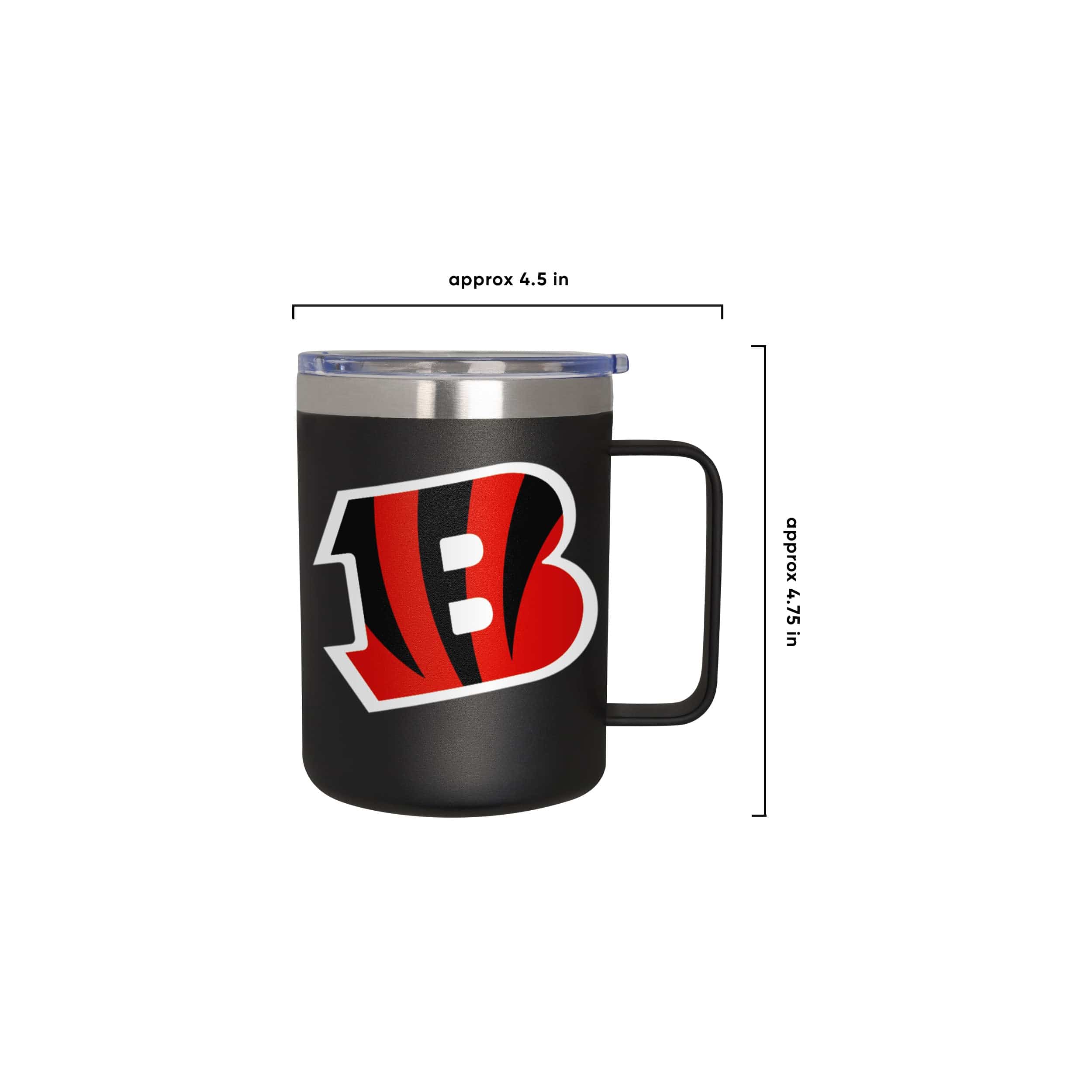 Cincinnati Bengals NFL Team Color Insulated Stainless Steel Mug - Image 5