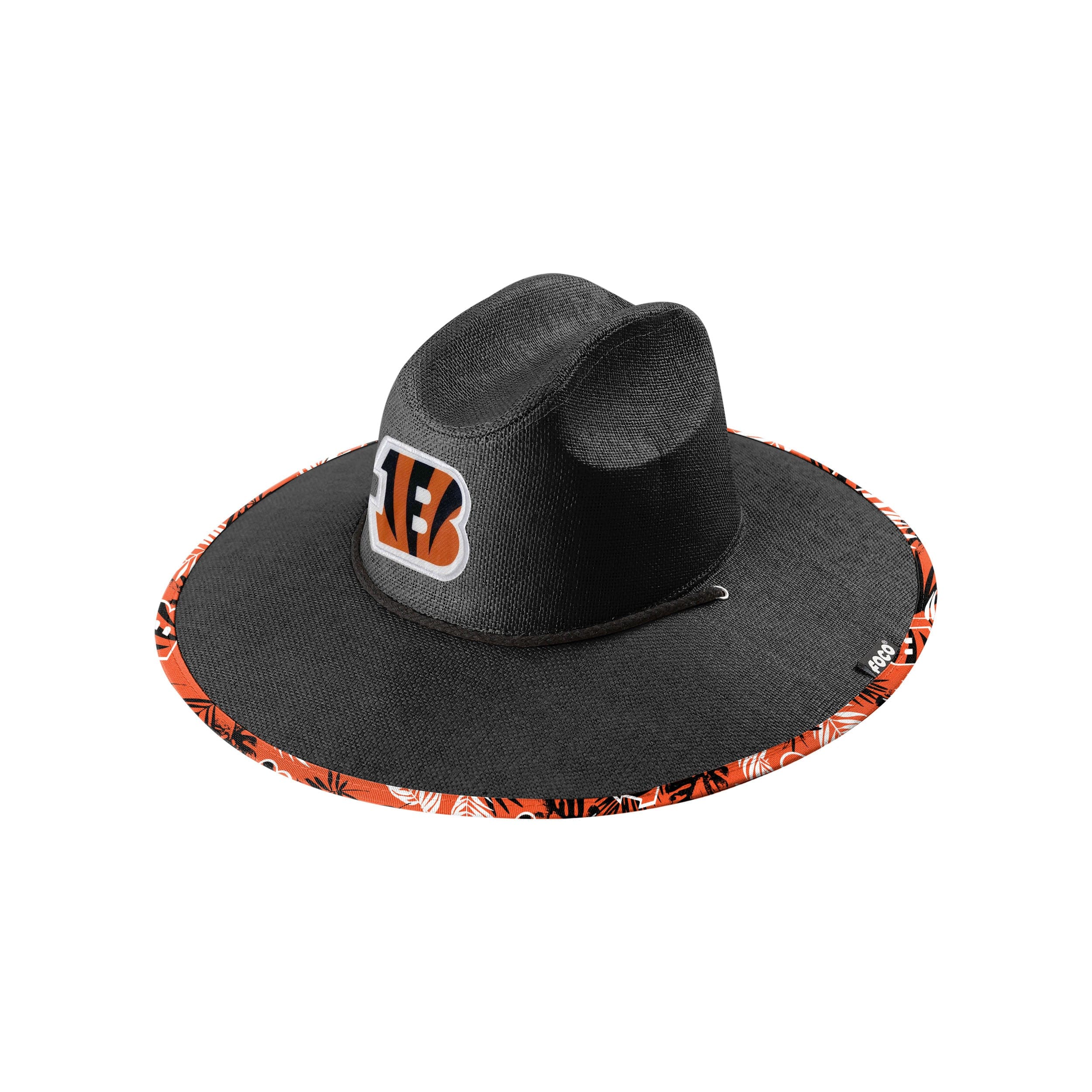 Cincinnati Bengals NFL Team Color Straw Hat - Image 3
