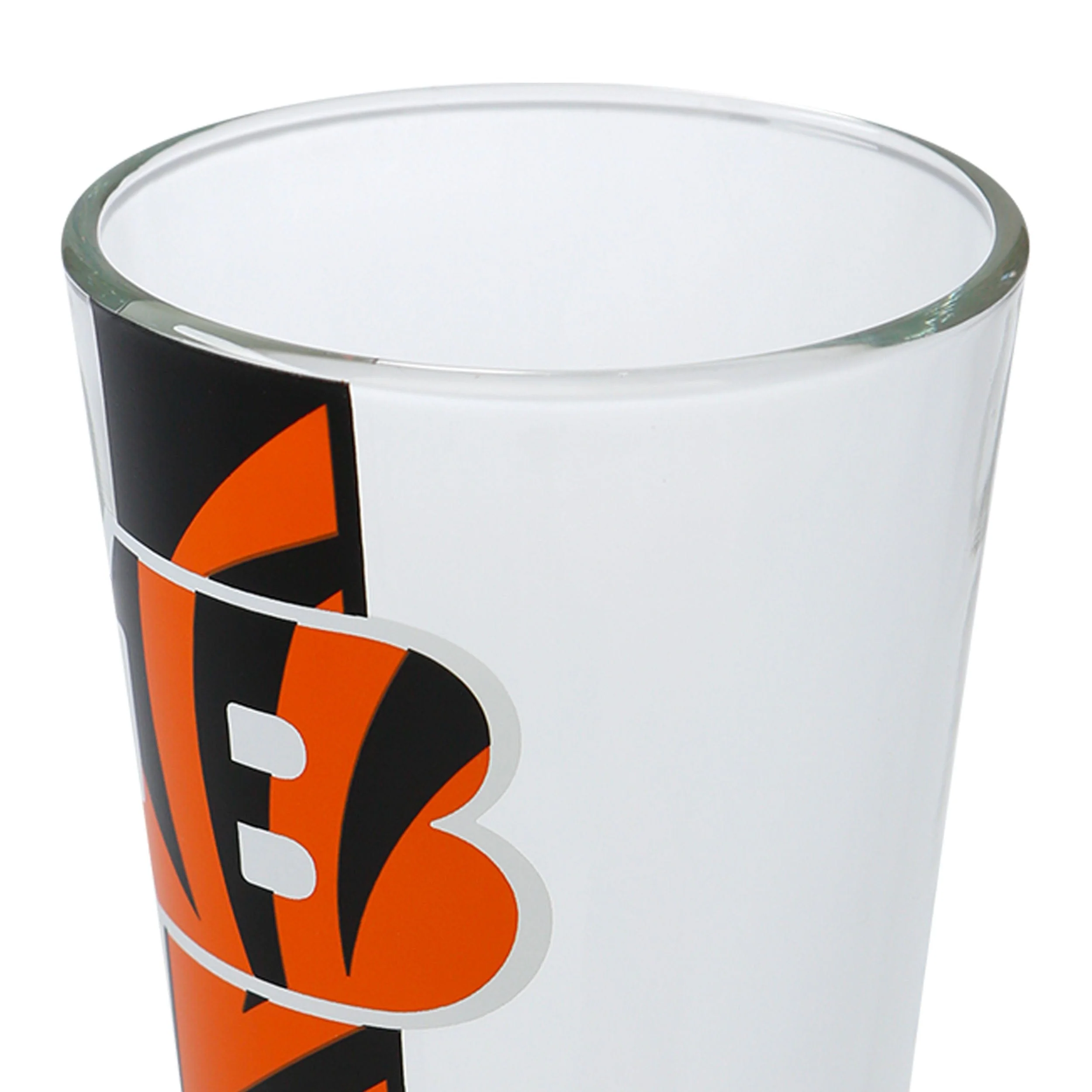 Cincinnati Bengals NFL Team Stripe Pint Glass - Image 4