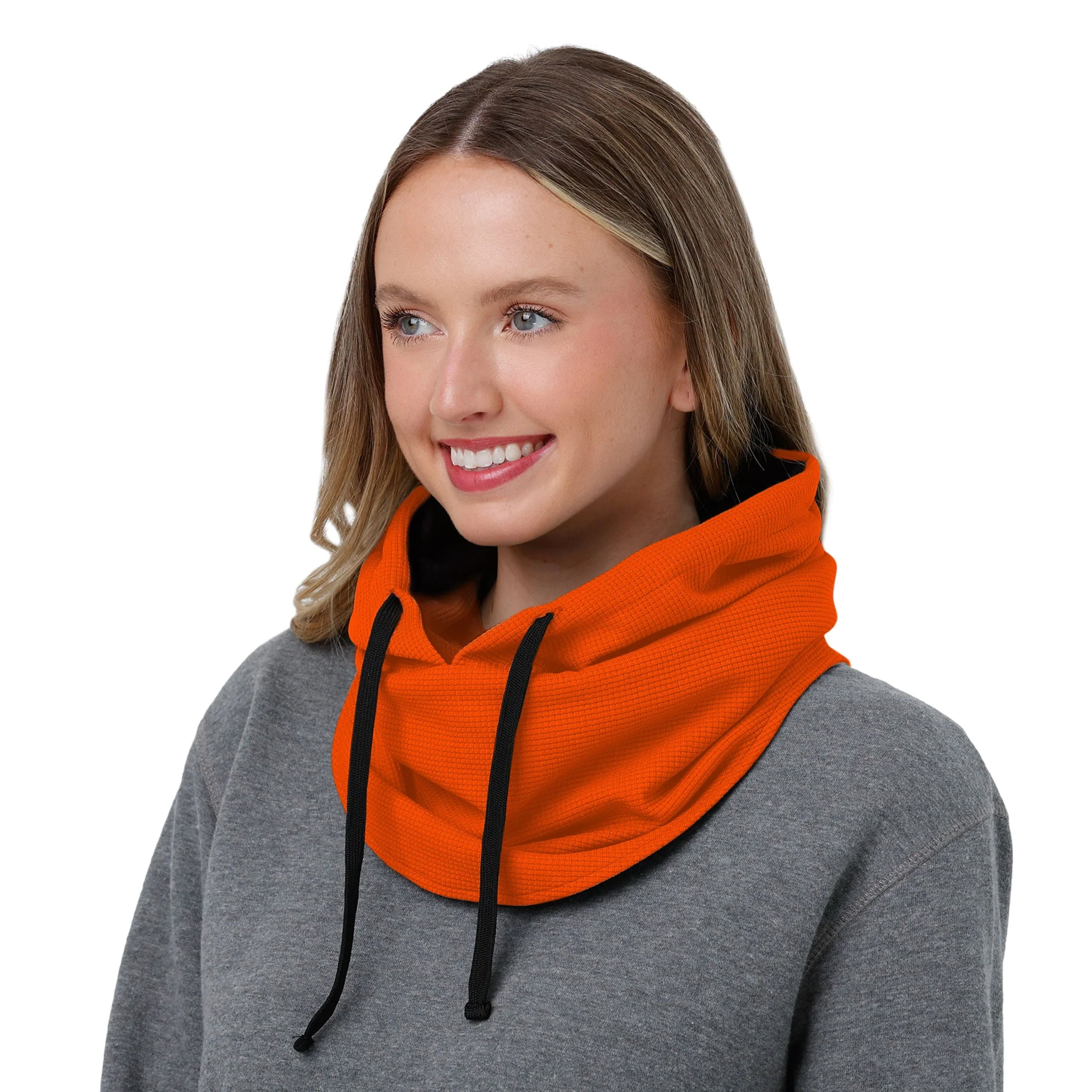 Cincinnati Bengals NFL Waffle Drawstring Hooded Gaiter - Image 4