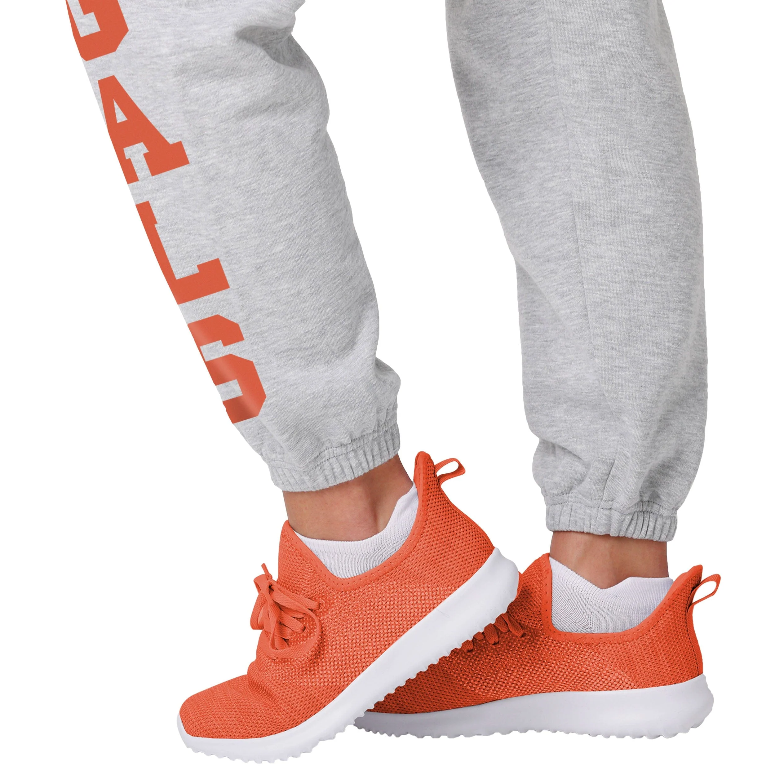 Cincinnati Bengals NFL Womens Big Wordmark Gray Sweatpants - Image 4