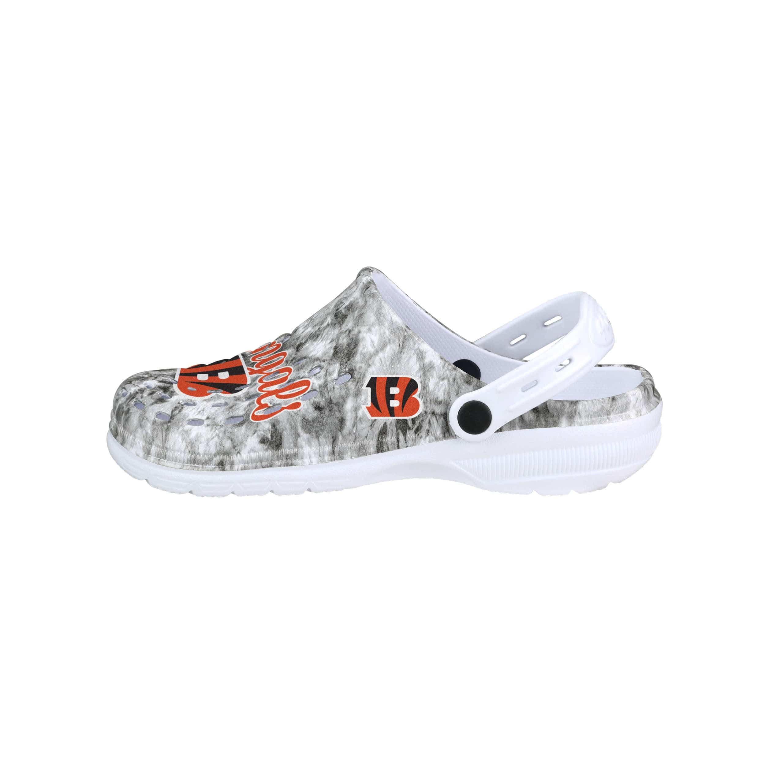 Cincinnati Bengals NFL Womens Cloudie Clog With Strap - Image 2