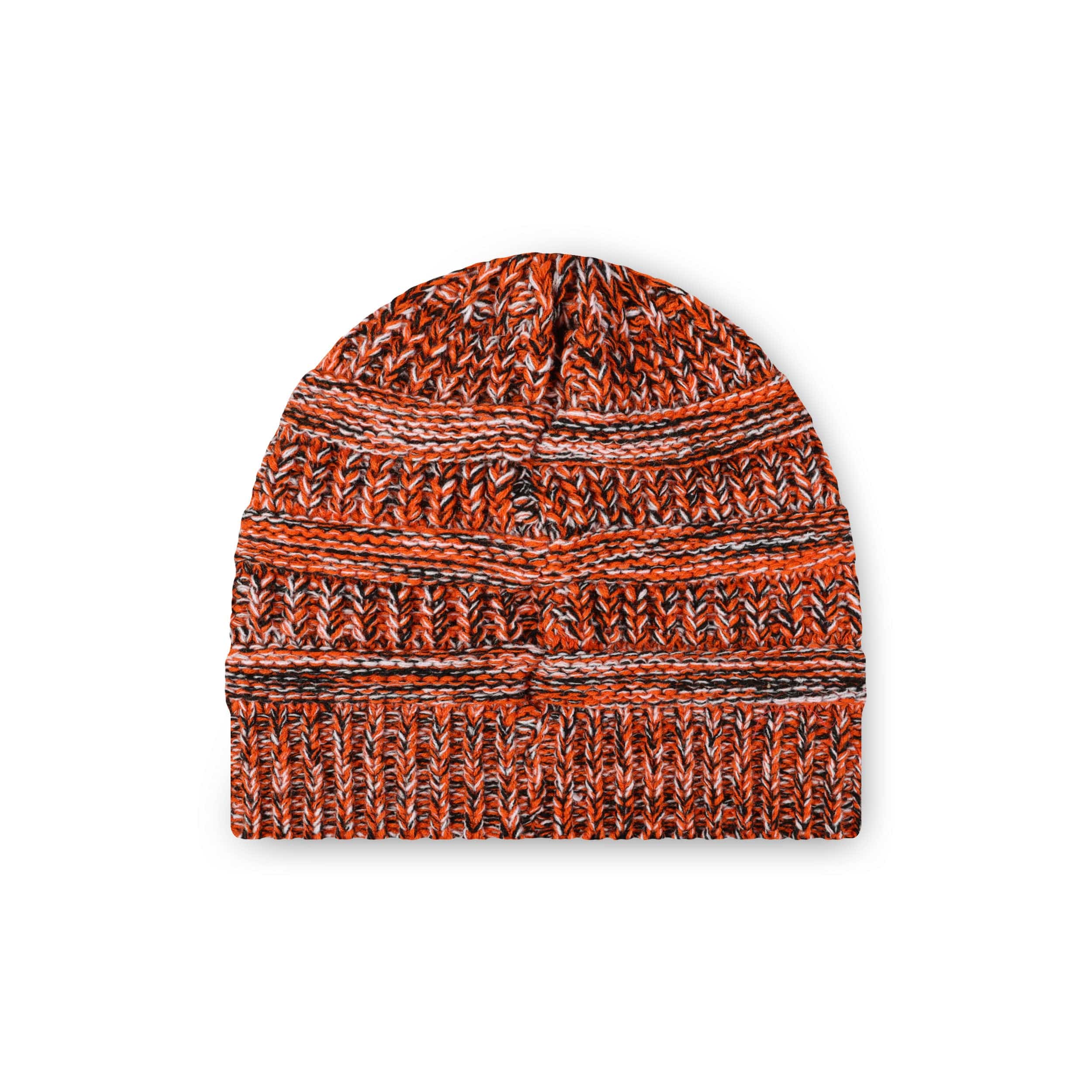 Cincinnati Bengals NFL Womens Color Wave Ponytail Beanie - Image 2