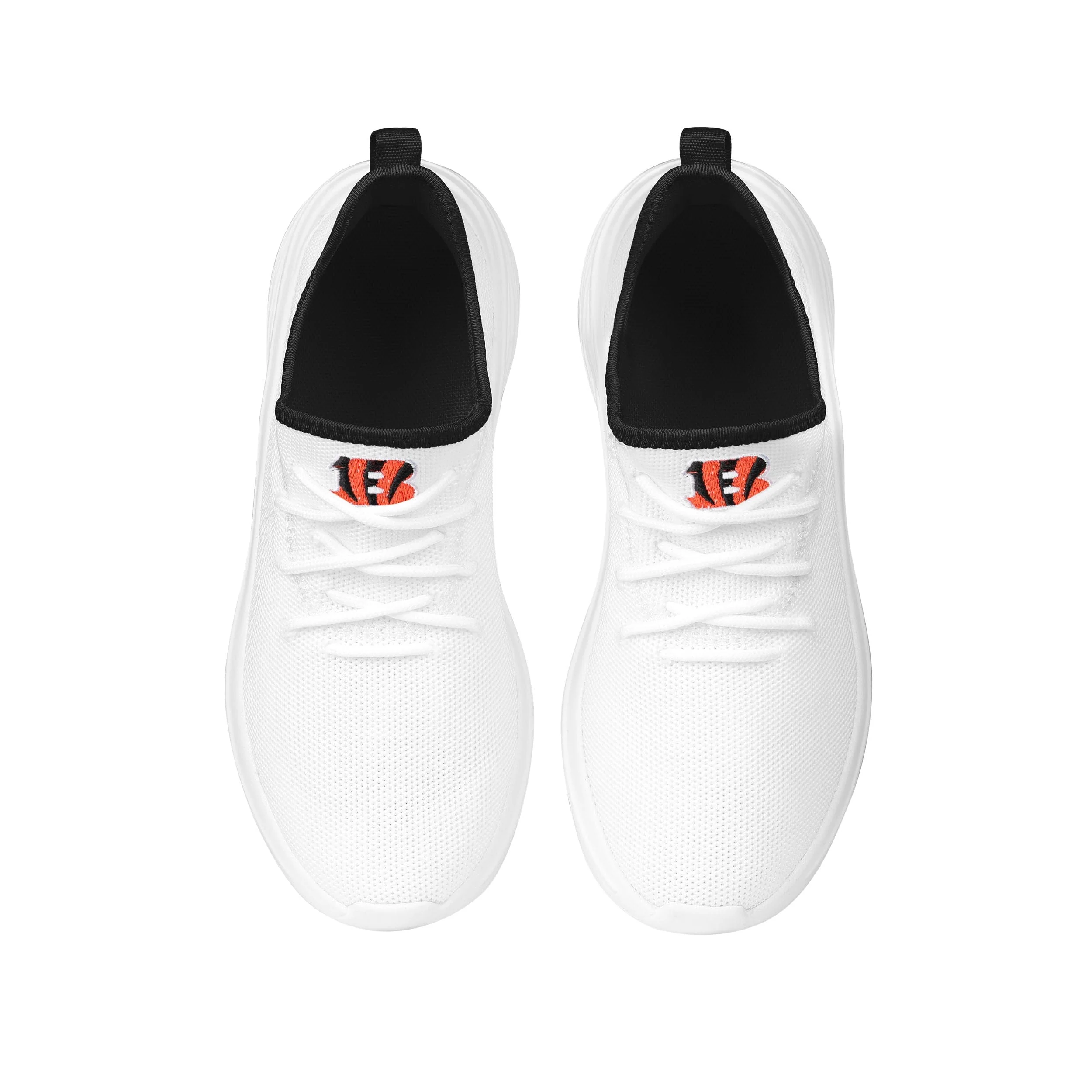 Cincinnati Bengals NFL Womens Midsole White Sneakers - Image 4