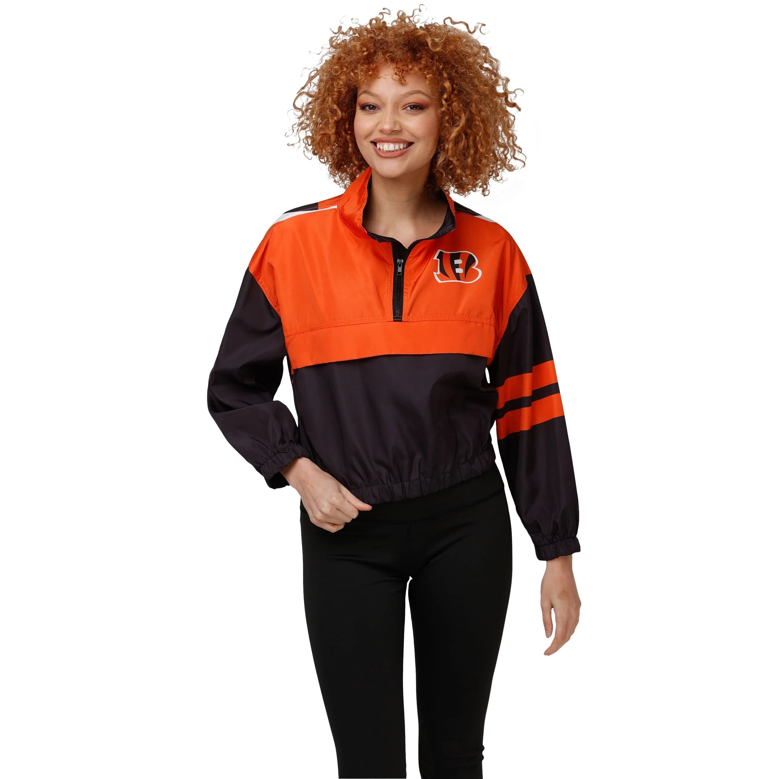 Cincinnati Bengals NFL Womens Winning Play Windbreaker