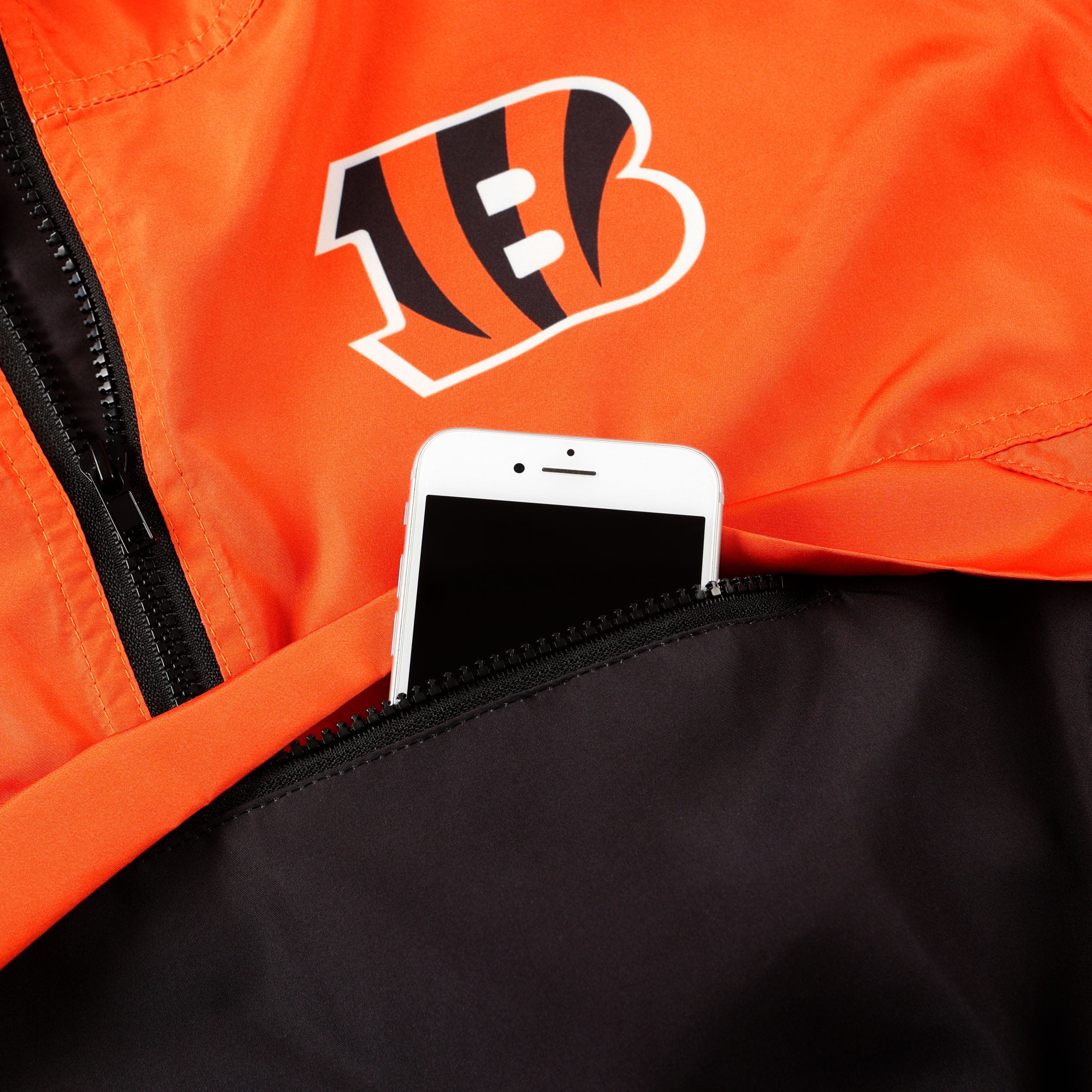 Cincinnati Bengals NFL Womens Winning Play Windbreaker - Image 3