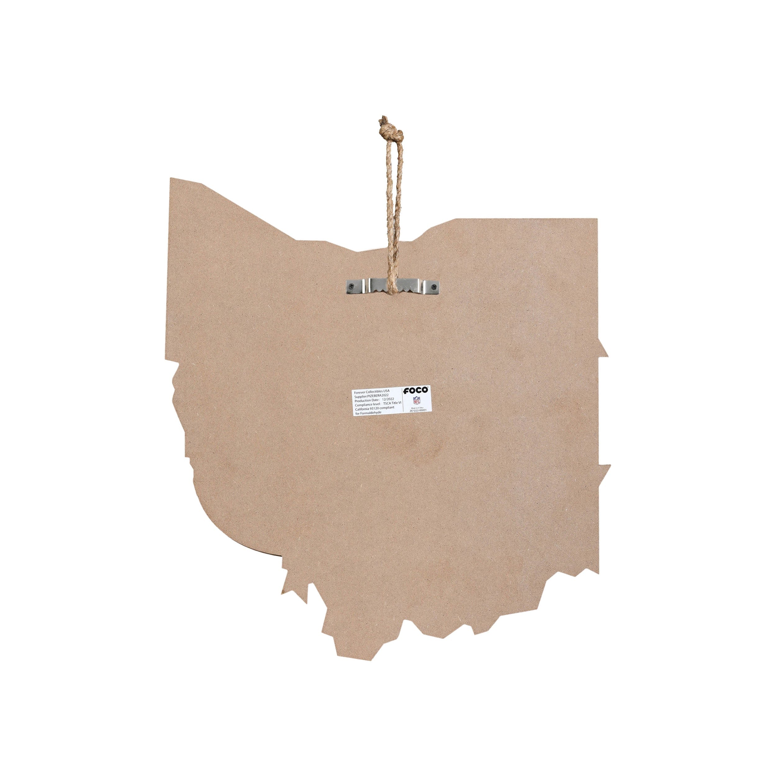 Cincinnati Bengals NFL Wood State Sign - Image 6
