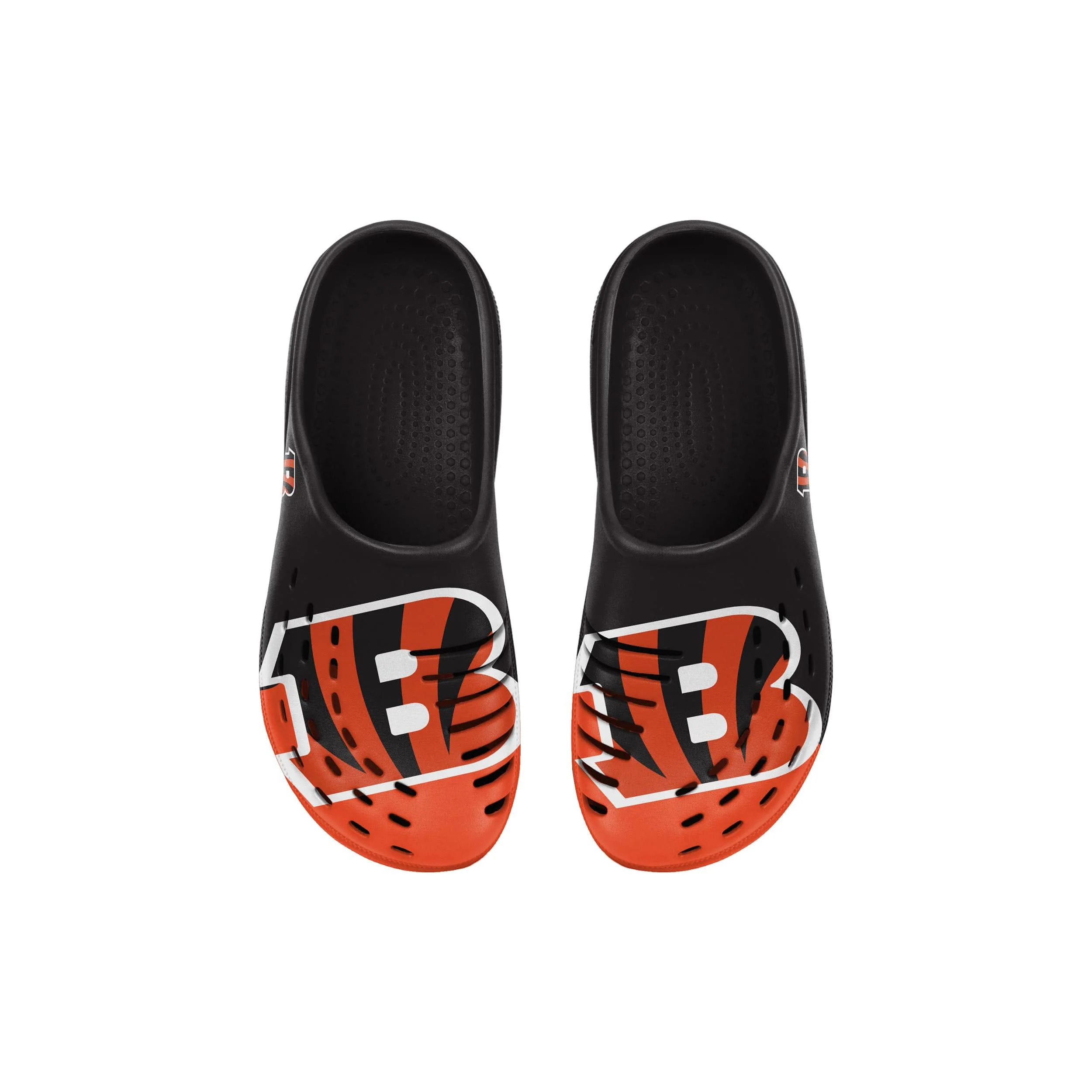 Cincinnati Bengals NFL Youth Colorblock Big Logo Clog - Image 2